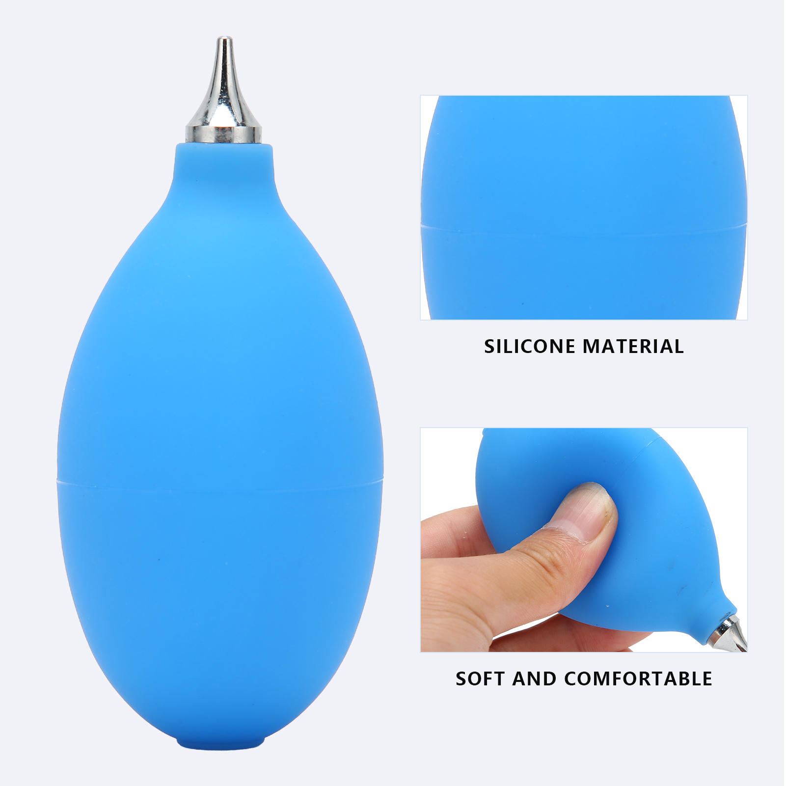 Description Picture 3 of itemHearing Aids Air Blower Dust Cleaner Silicone Maintenance Cleaning Ball Pump Duster Ear Tool Cleaning Health Cares