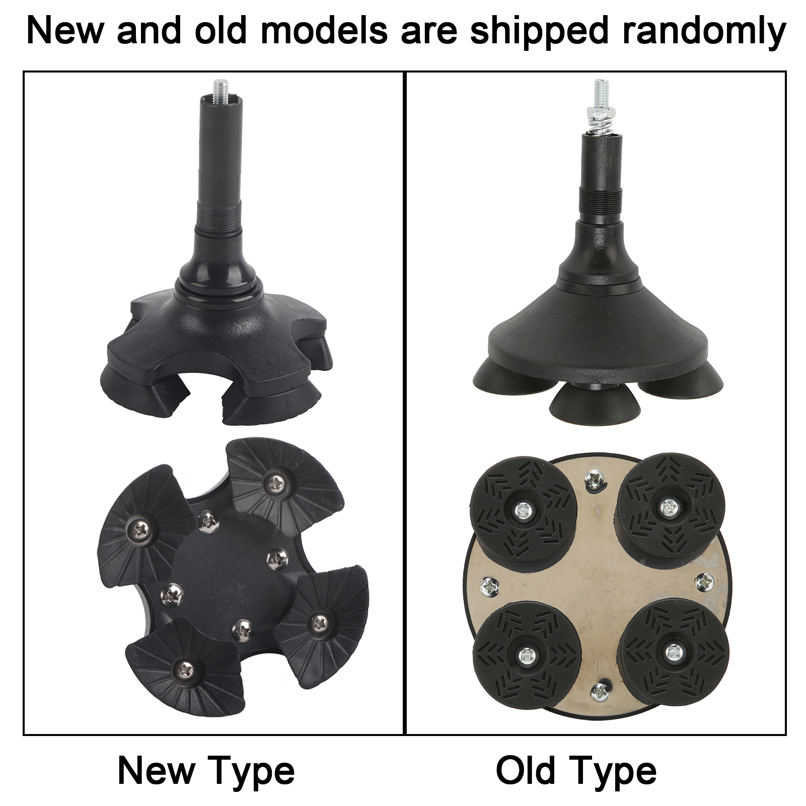 Description Picture 2 of itemQuad Walking Canes Replacement Tip 4 Legs Support Walking Stick Base Shock Absorption Anti Slipping for Elderly Avoid Stumbling