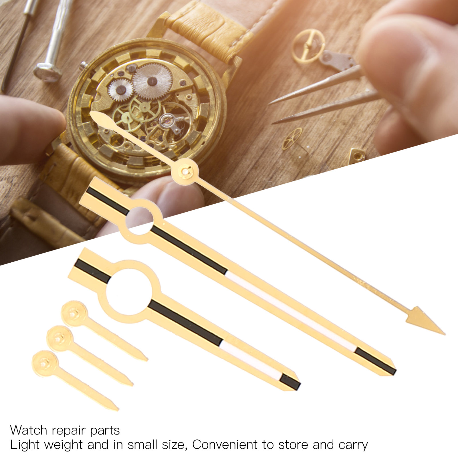 Juego de manecillas para reloj, Kit de herramientas de movimiento