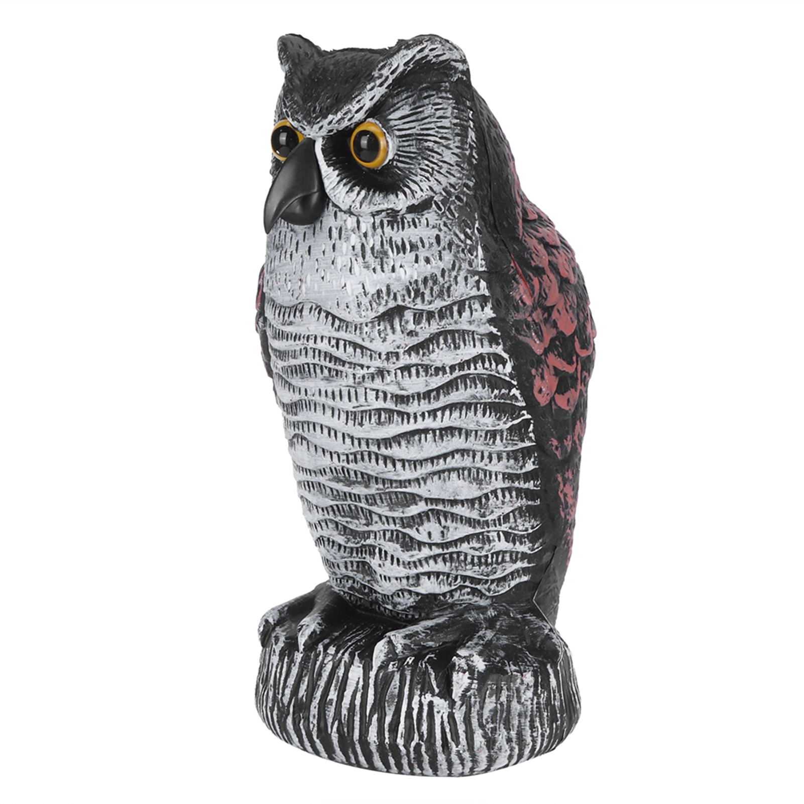 Description Picture 6 of itemSimulation Owl Statue Outdoor Garden Decoration ABS Plastic Bird Repeller Hunting Decoy Yard Decorative Statues Sculptures