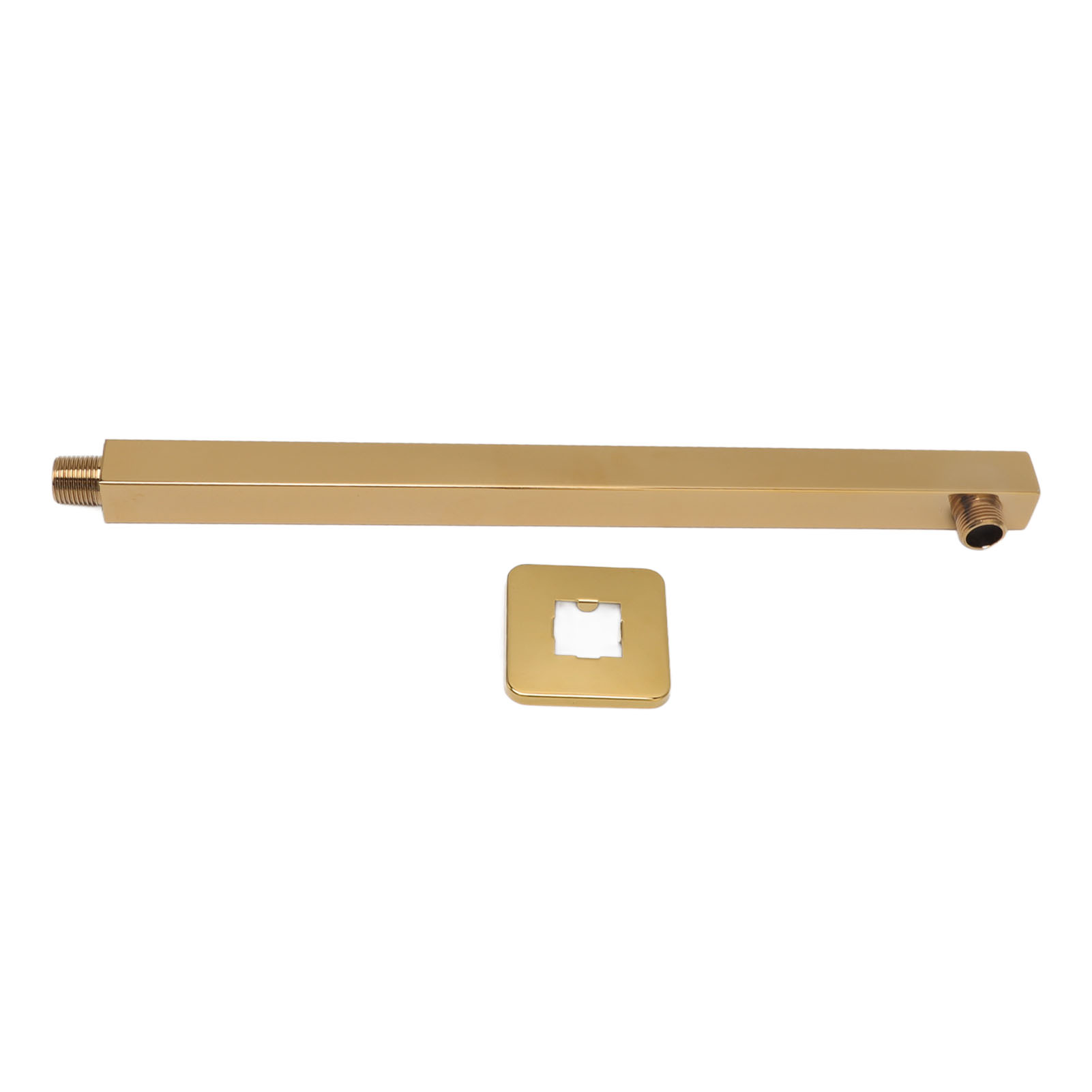 Bras de douche mural en acier inoxydable Quadrate