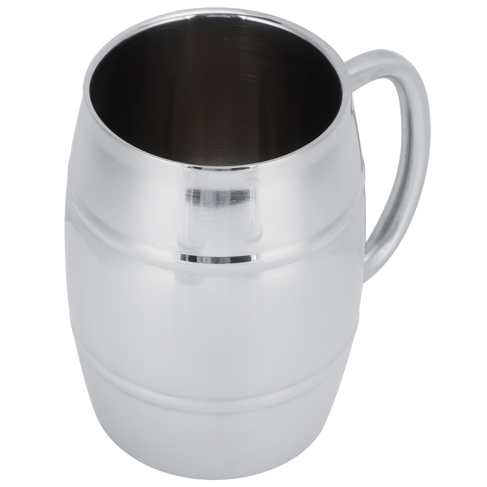 Description Picture 6 of item470ml Beer Mug 304 Stainless Steel Double Layer Water Cupwith Handle Drinkware for Outdoor Camping Tea Coffee Cup
