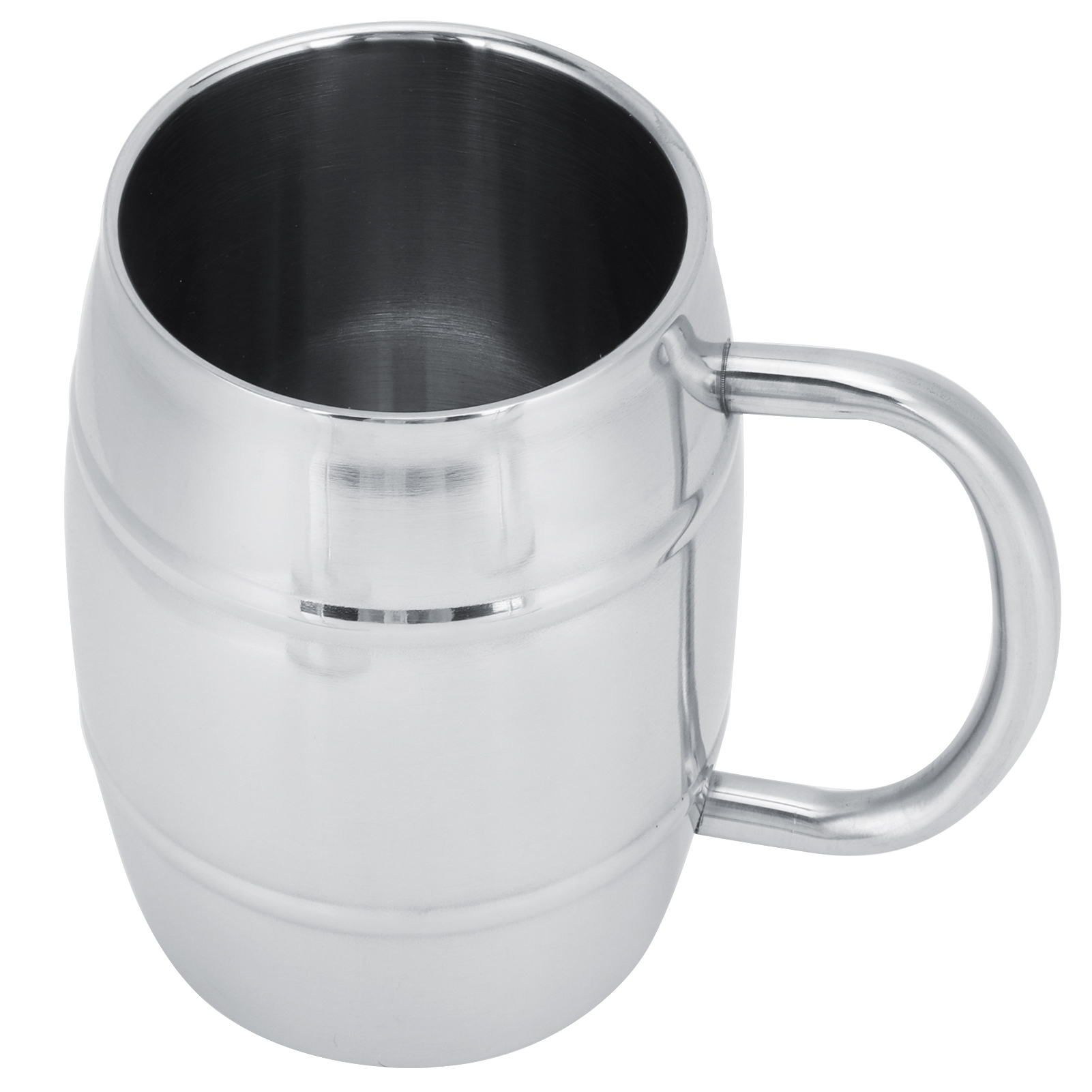Description Picture 5 of item470ml Beer Mug 304 Stainless Steel Double Layer Water Cupwith Handle Drinkware for Outdoor Camping Tea Coffee Cup