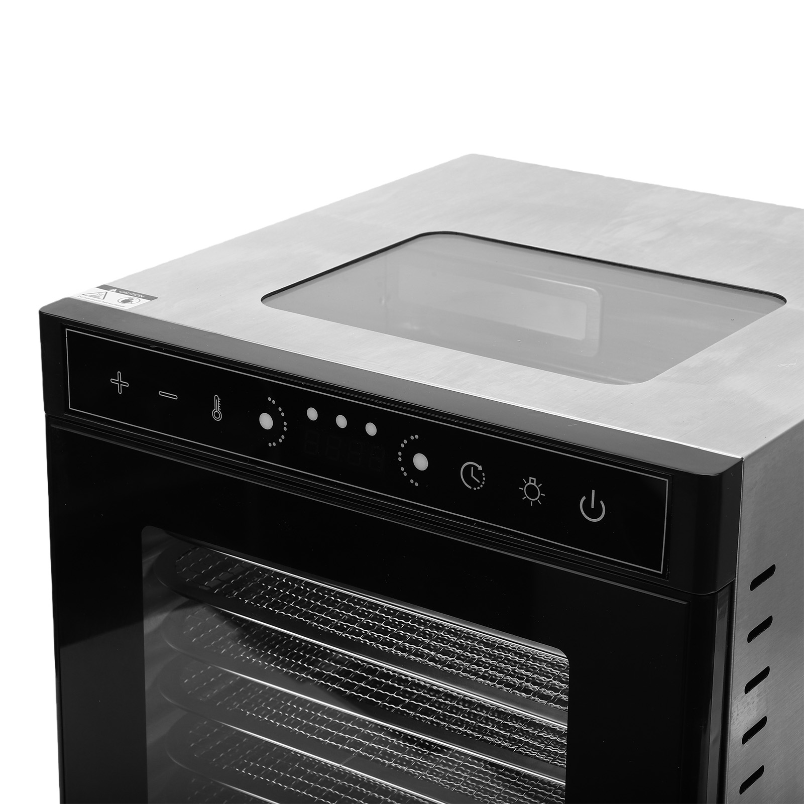 food dehydrator with viewing window