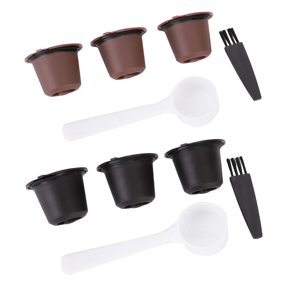 Description Picture 2 of item3Pcs Coffee Filter Cup Household Reusable Coffee Capsules Filter Refillable Capsules Cup Fit for Coffee Make Machine