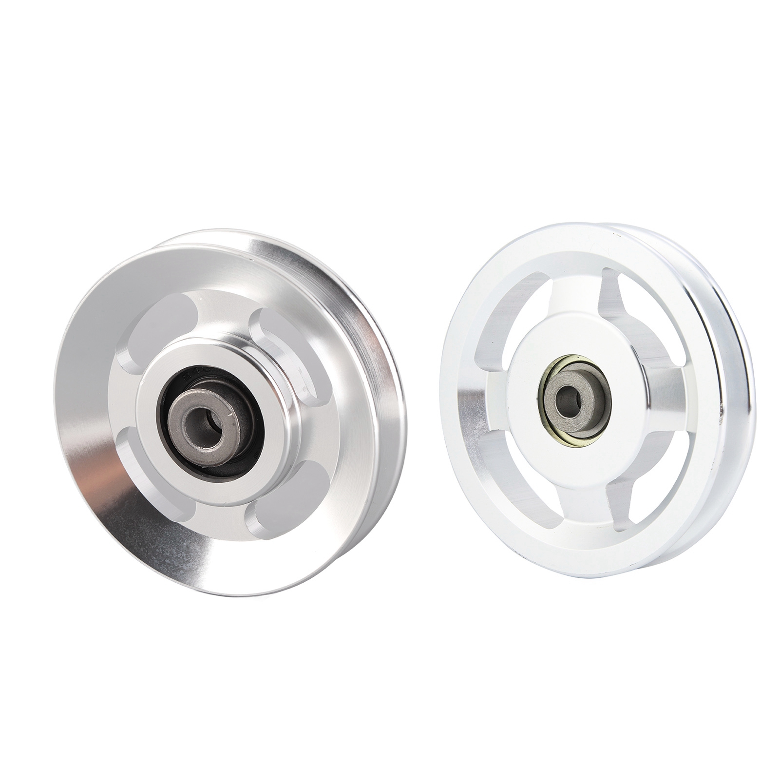 Description Picture 2 of itemUniversal 90mm/115mm Diameter Aluminium Alloy Wearproof Bearing Pulley Wheel Cable Gym Fitness Equipment Accessory Parts