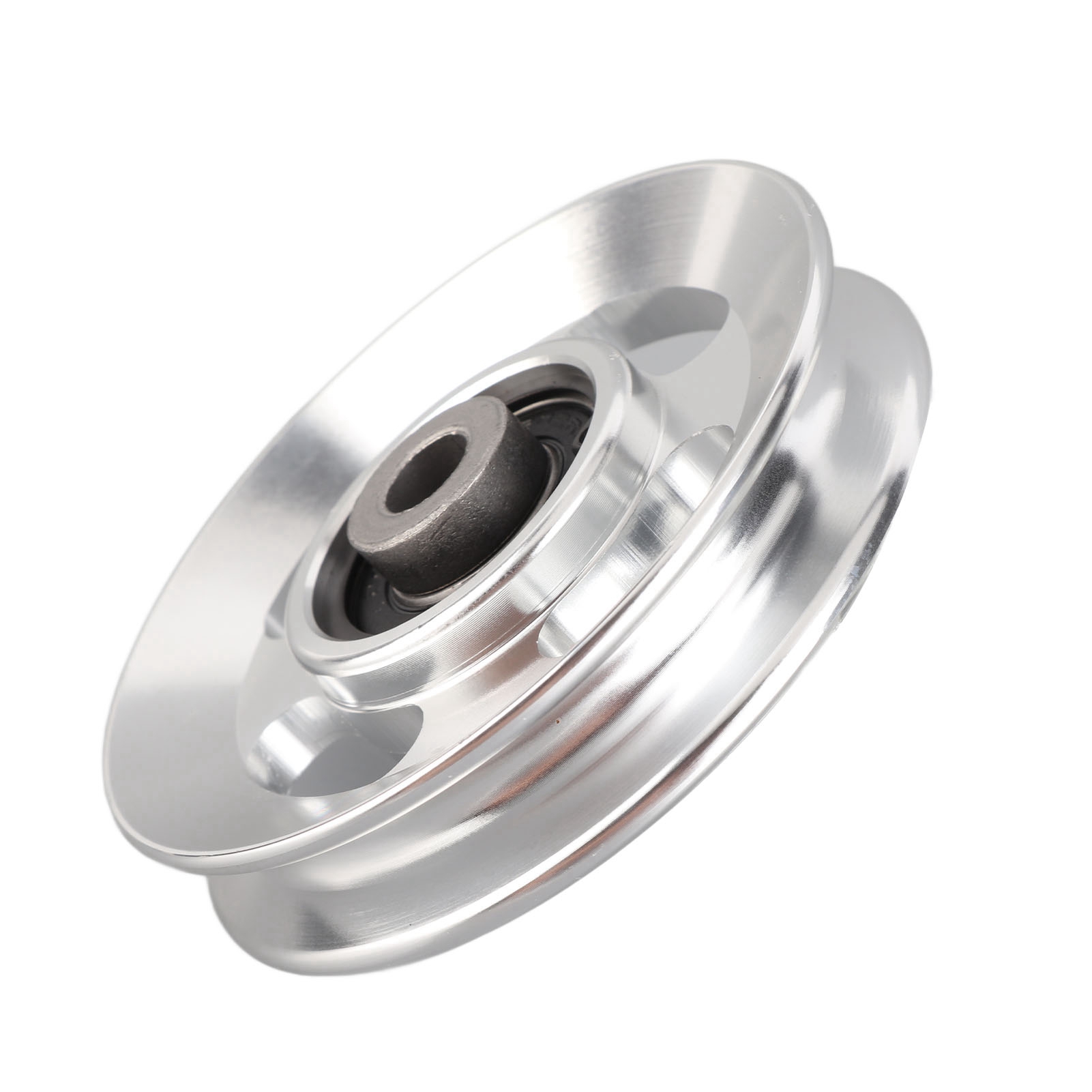Description Picture 5 of itemUniversal 90mm/115mm Diameter Aluminium Alloy Wearproof Bearing Pulley Wheel Cable Gym Fitness Equipment Accessory Parts