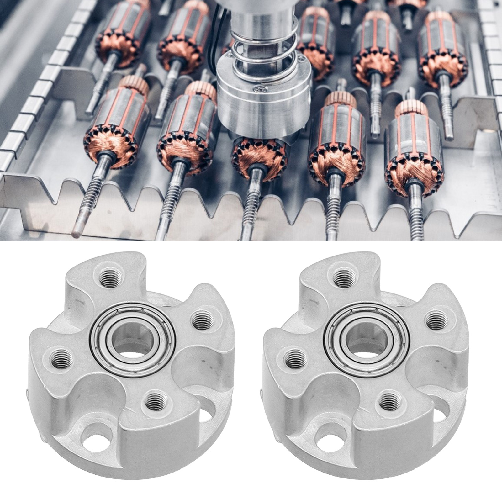 Jeu De 2 Mâchoires De Support Pour Presse Hydraulique 20t | Pièce Détachée Originale WilTec