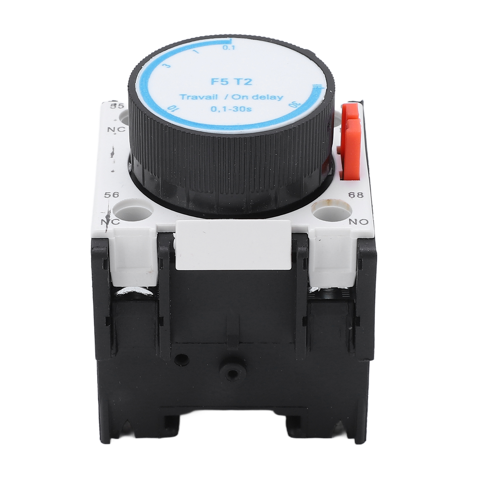 Relais De Retard D'Air ABS - Contacteur AC Temporisé 0,1s à 30s Étanche à La Poussière 1NO 1NC Pour Circuits Automatisés