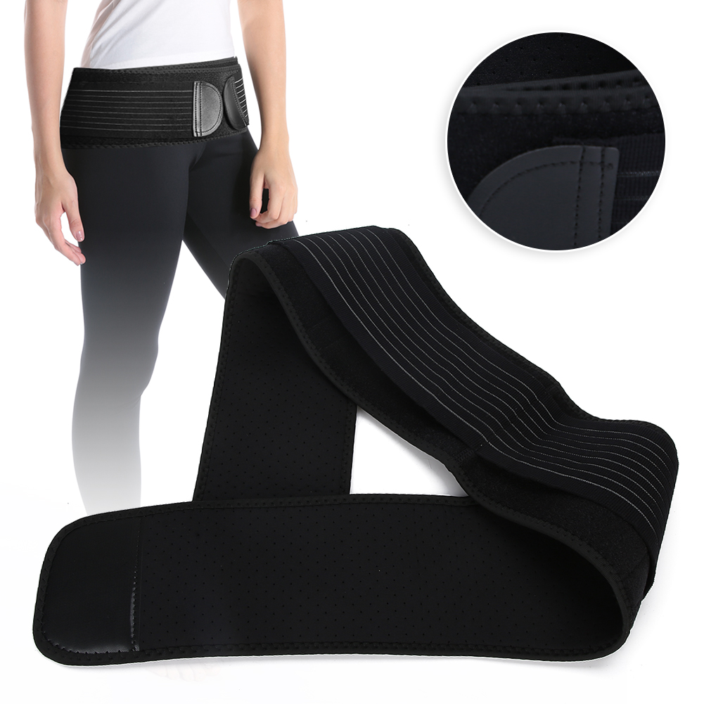 Ceinture Postpartum Ajustable - Soutien Bassin - Pour Douleurs Sciatiques Et Remodelage - Taille M (beige)