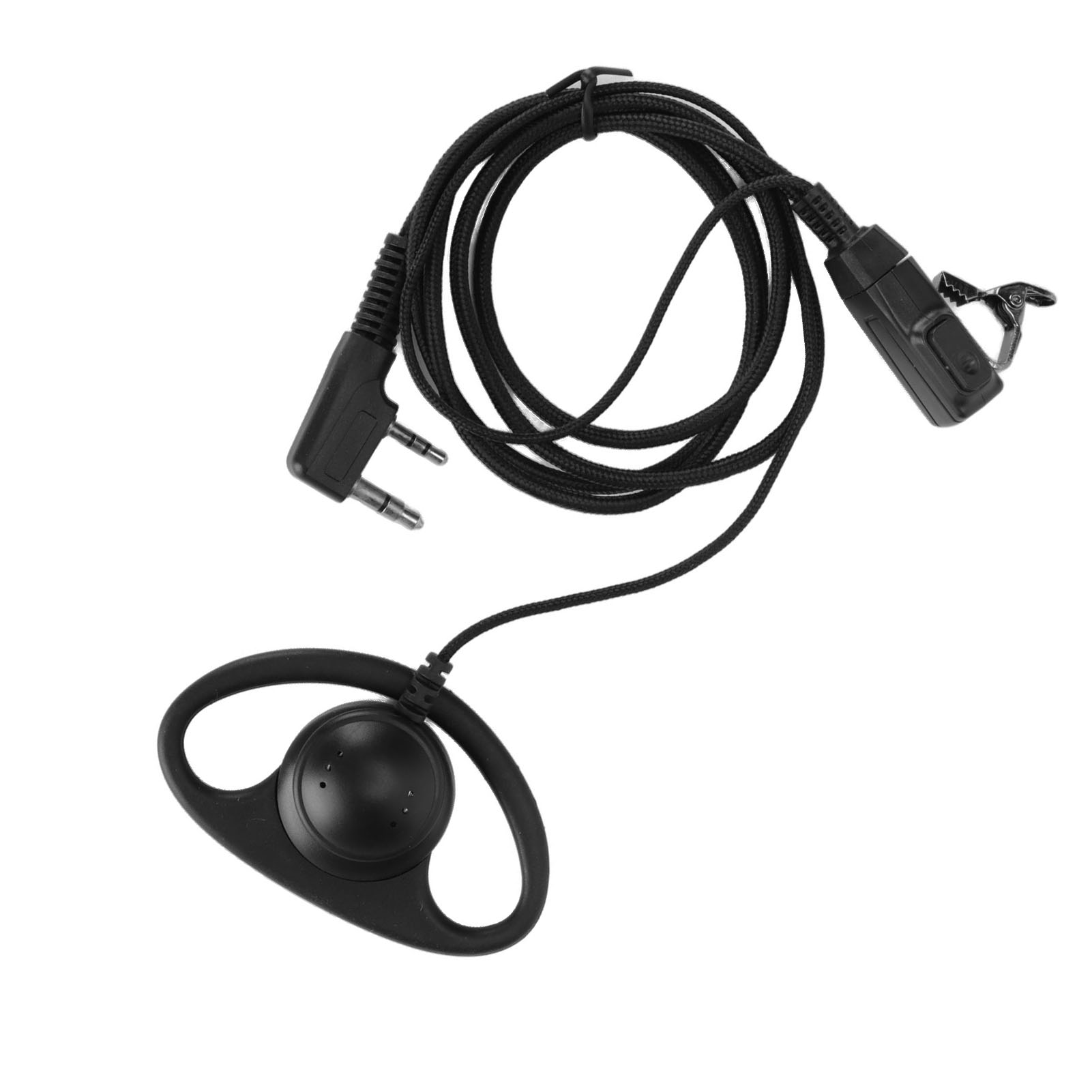 Kit Oreillette + Micro PTT Pour Talkie-Walkie Motorola - Connecteur 1 Broche 2,5 Mm, Compatible TLKR T62, T82, T92, Etc.