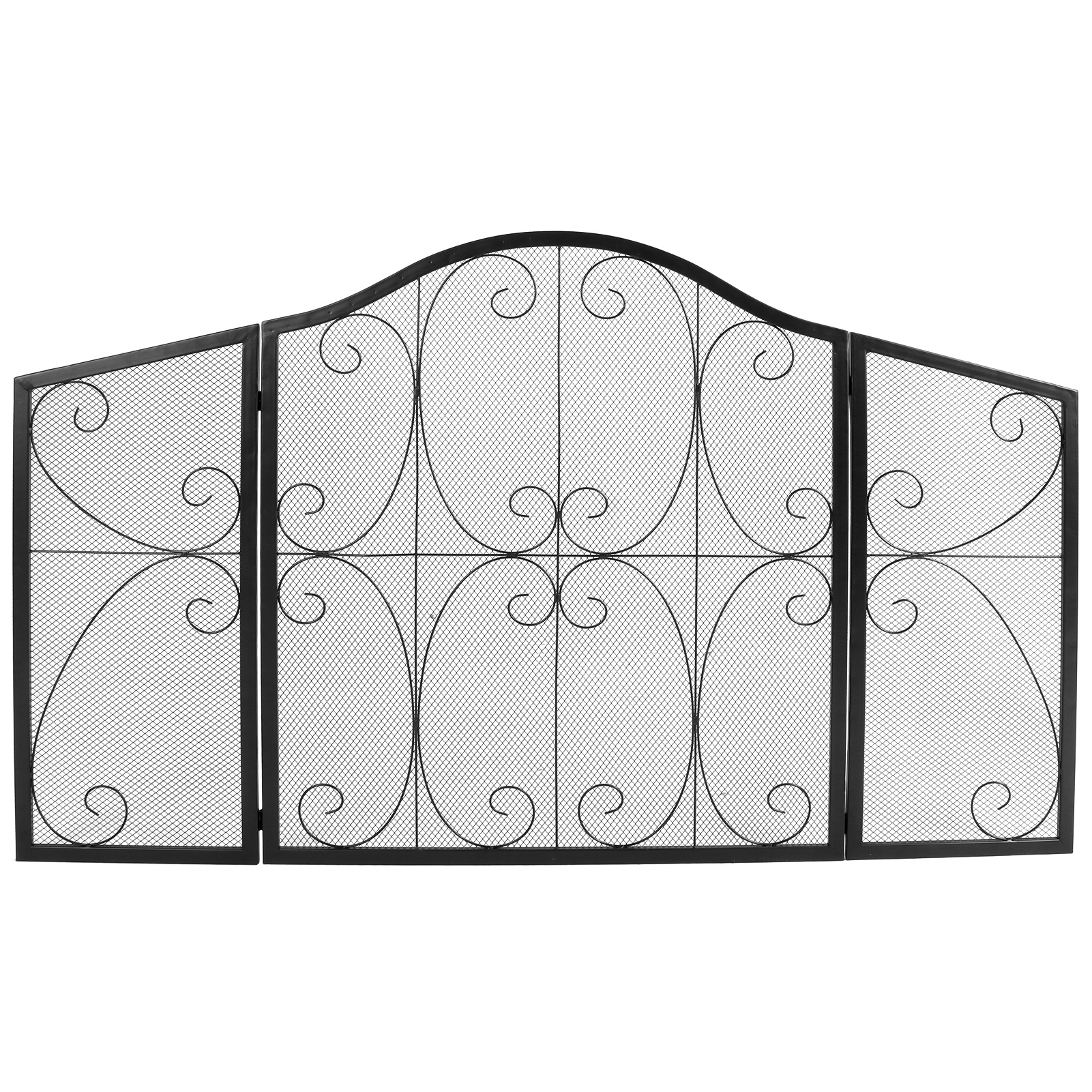 Lit banquette pliable en fer forgé fin 19 eme