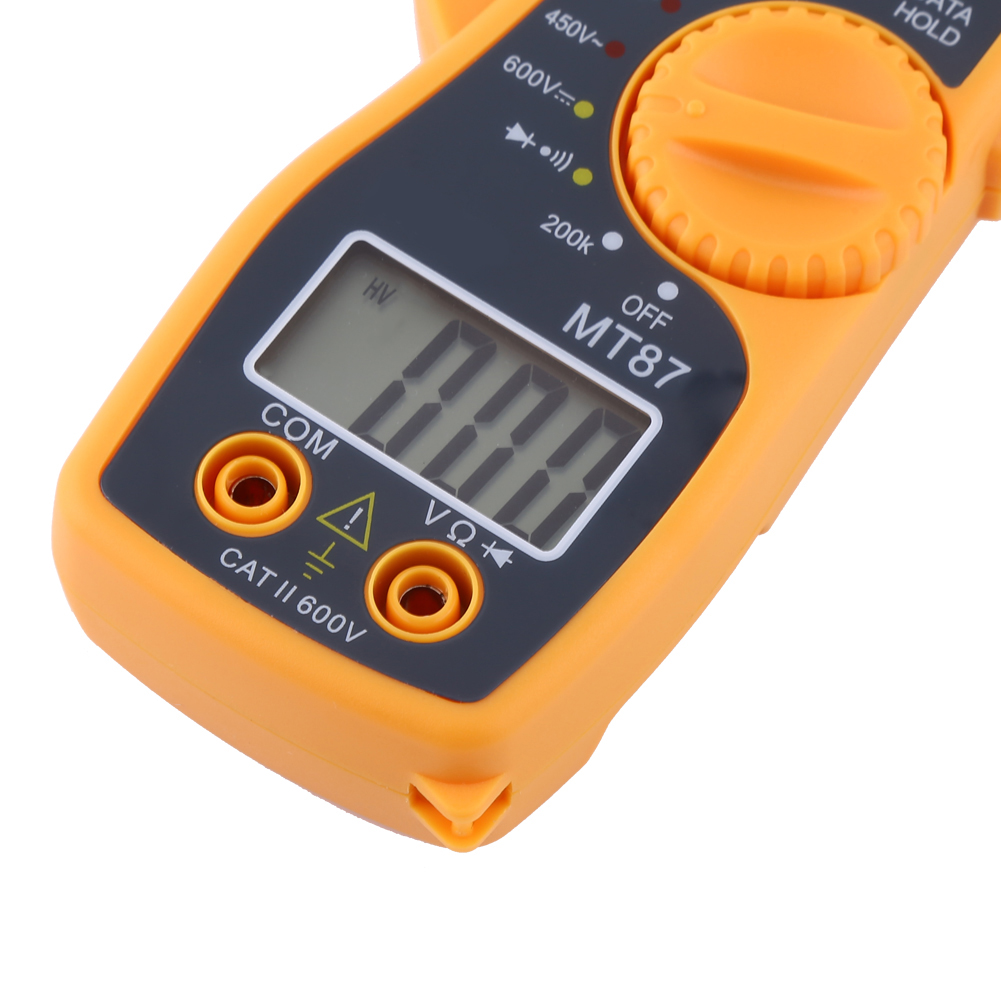 Pince numérique Multimètre AC DC Voltmètre Ampèremètre Ohmmètre Volt Testeur LCD Mètre