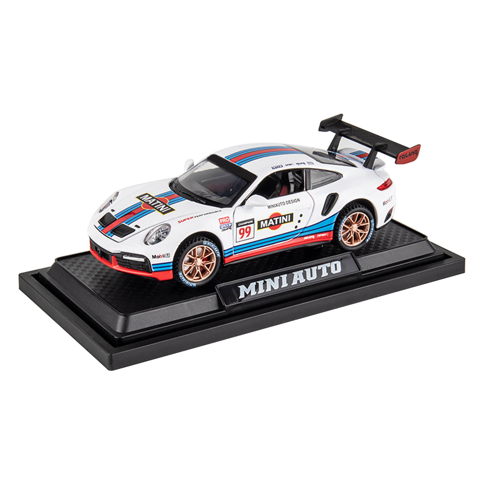 建元保时捷911MATINI GT3仿真1:24合金车模跑车汽车模型（墨西哥专卖）（无样品走流程）1:32 GT3【盒装】
