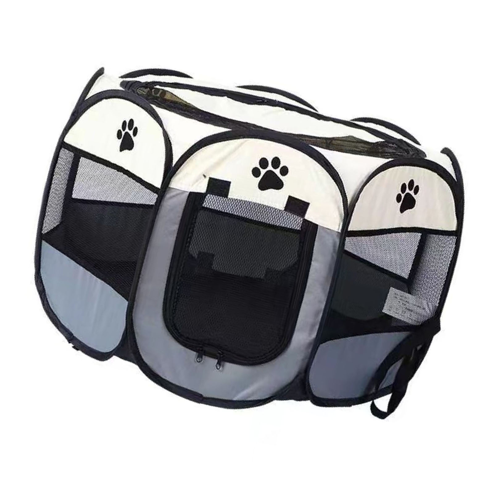 Small Portable Mesh Pet Crate for Cats and Small Pets