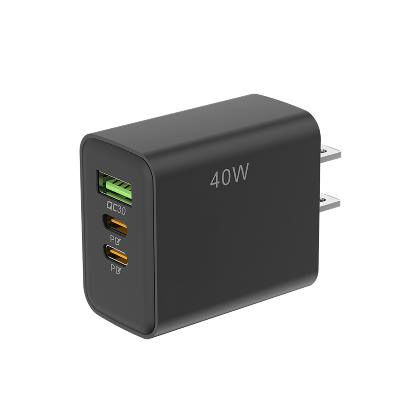 （墨西哥海外直采）VGA-030苹果手机安卓手机快充插座40W白色