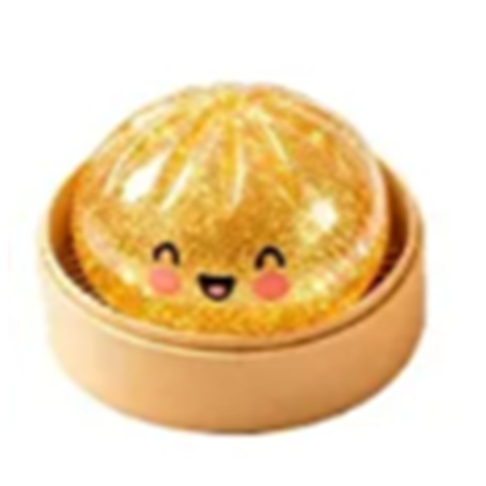 惊喜Glitter Dumpling Squishy 彩色减压球复活节篮子填充物 闪光金