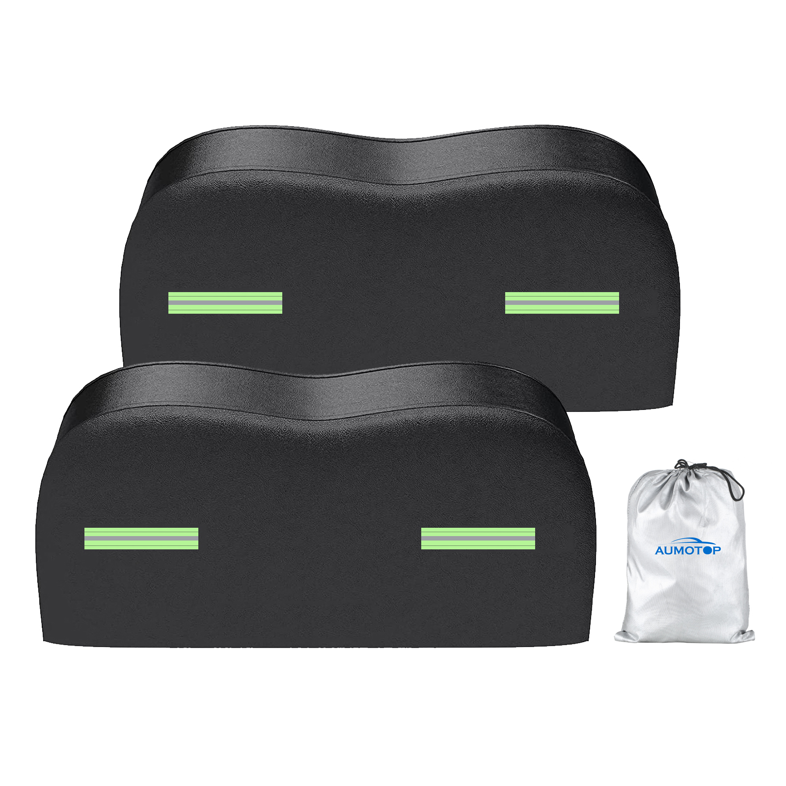 [通拓商品]Aumotop 1套装 双轴加厚防水带松紧带可调节长度轮胎罩 适用于RV/卡车/拖车 黑色
