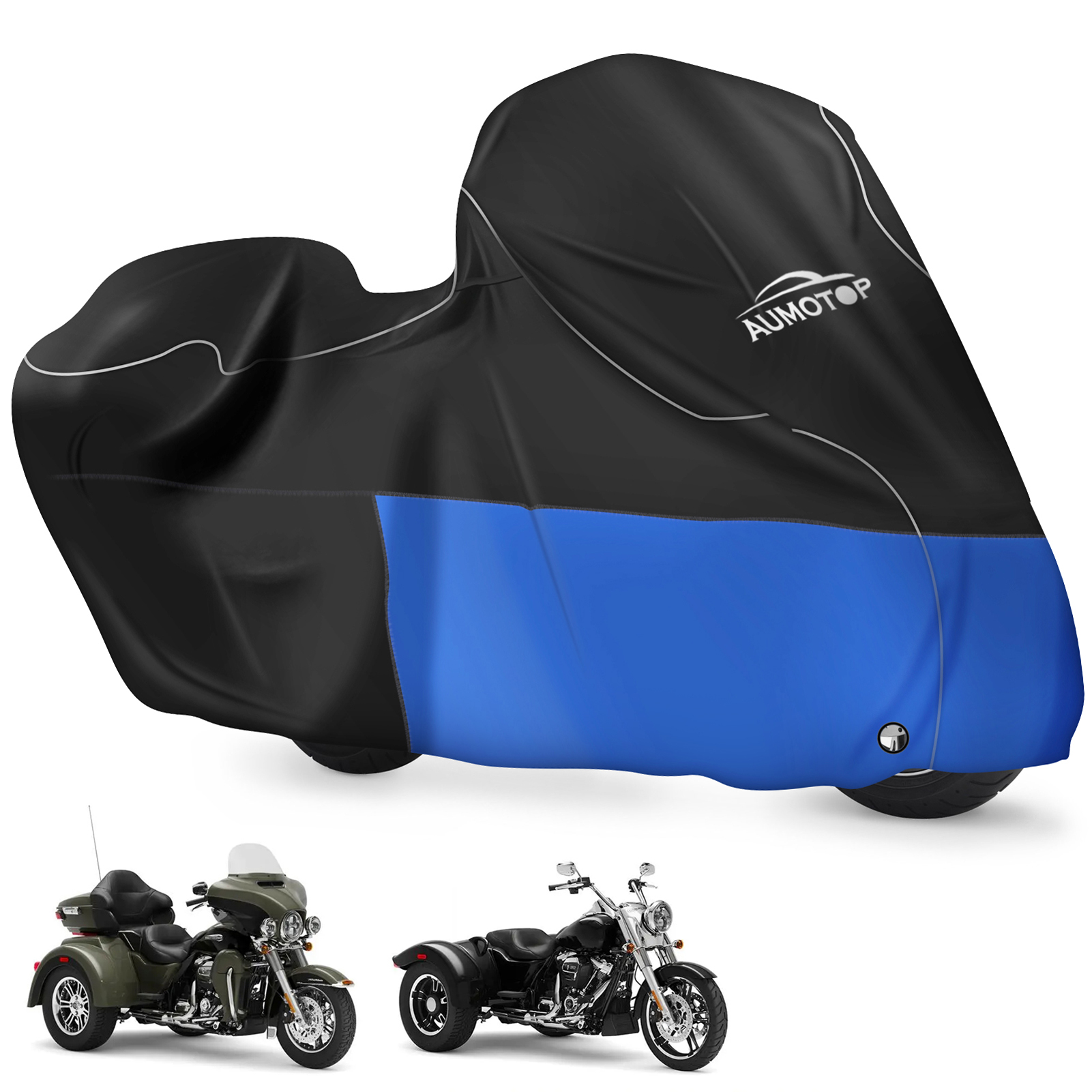 [通拓商品]108英寸摩托车罩，适用于旅行车型和常规车型Road King、Road Glide、Street Glide、Electra Glide、Heritage Classic、Low Rider ST、Indian/Honda/BMW/Ducati/Suzuki/Kawasaki
