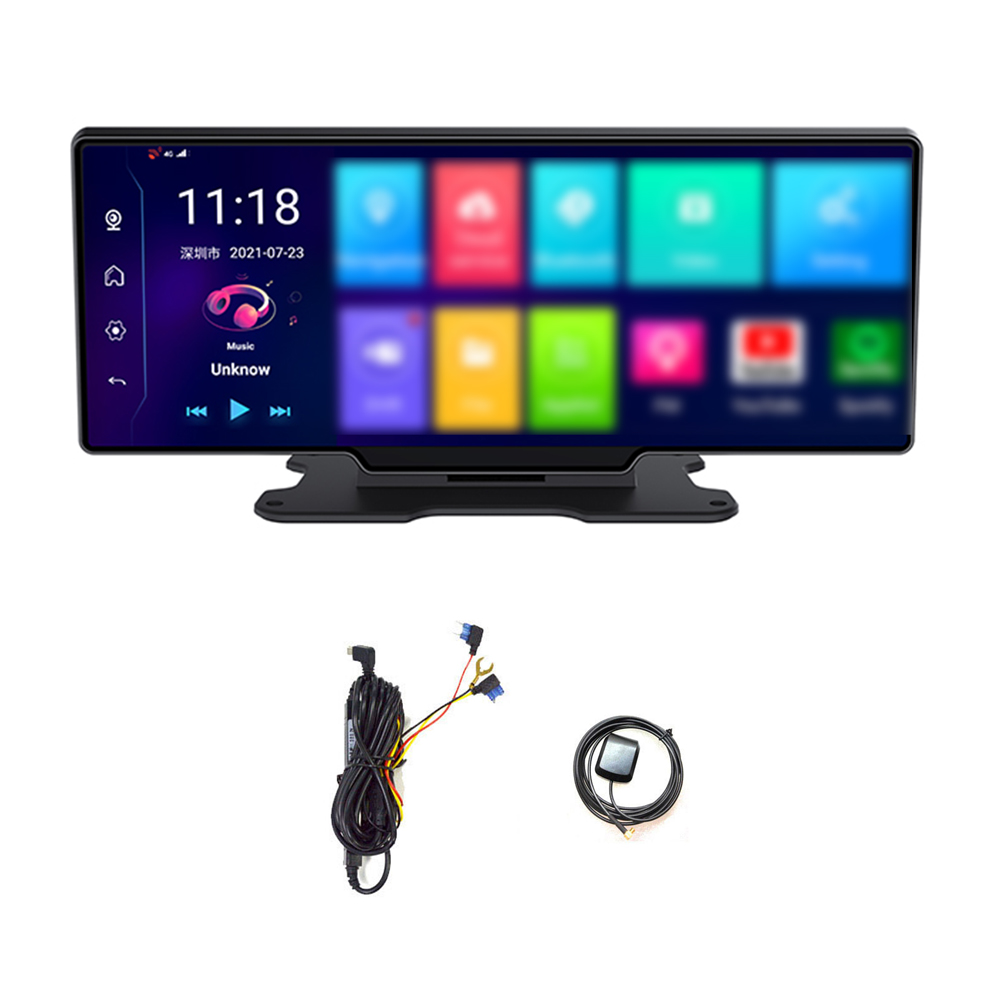 [通拓商品]蓝牙宽屏中控台 行车记录仪 1080P倒车声控AR导航仪 运行内存2G+AHD后镜头