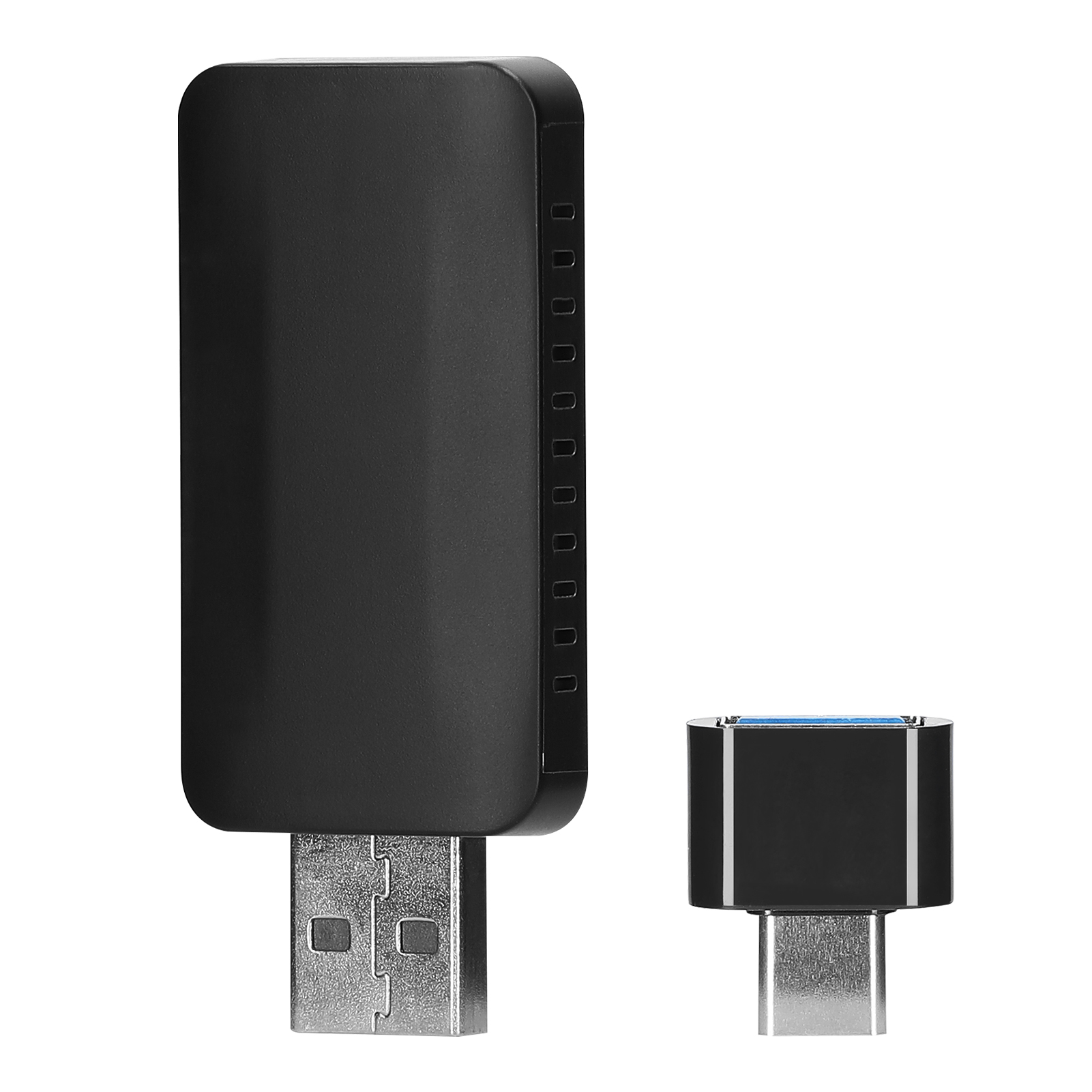 [通拓商品]汽车无线Carplay盒子 仅适用苹果手机Carplay原车有线转无线 USB-A/USB-C即插即用 黑色【白盒包装】