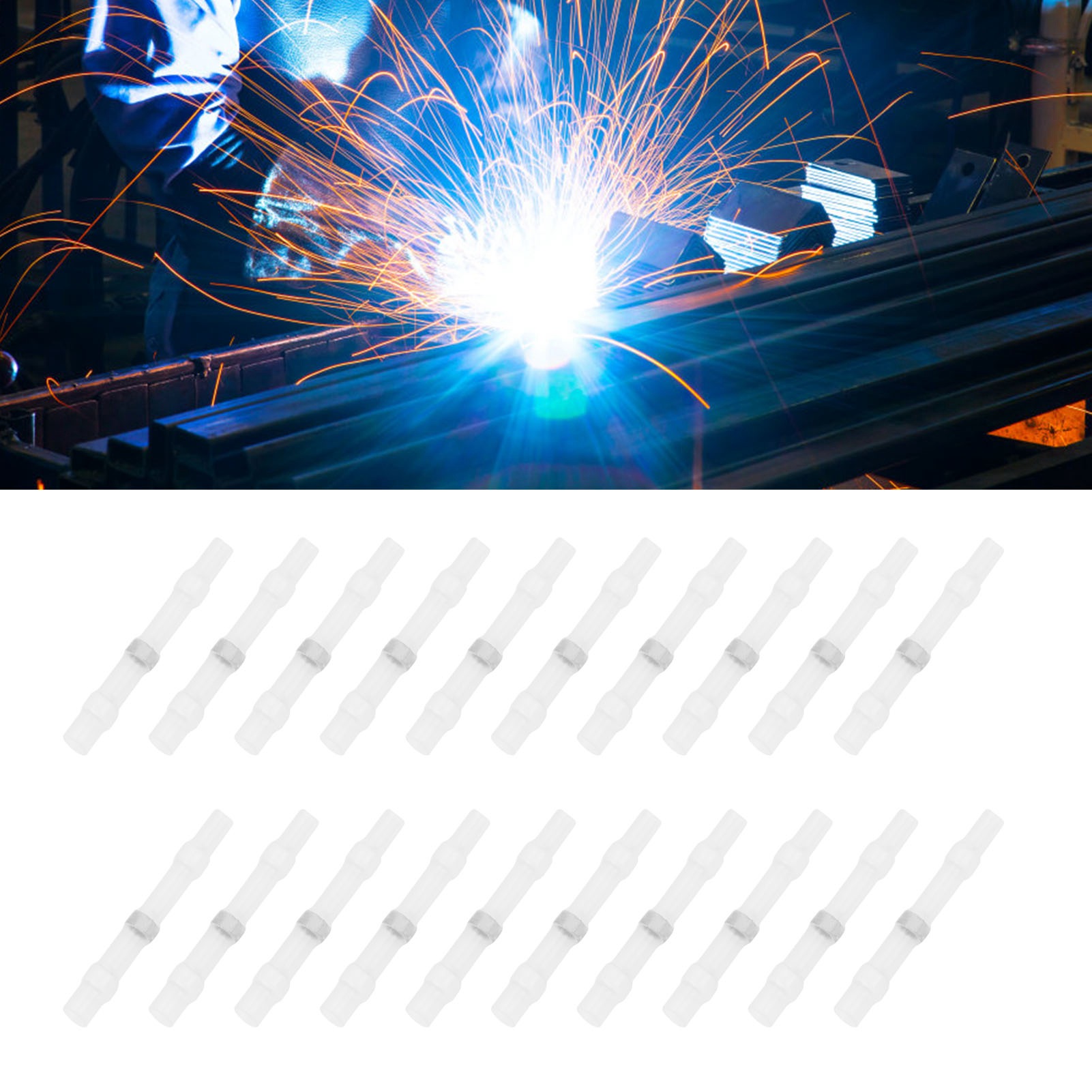 Lot De 8 Grips (connecteurs) à Fils Isolés Jaunes, Neufs, Pour Soudure - Idéal électronique, DIY