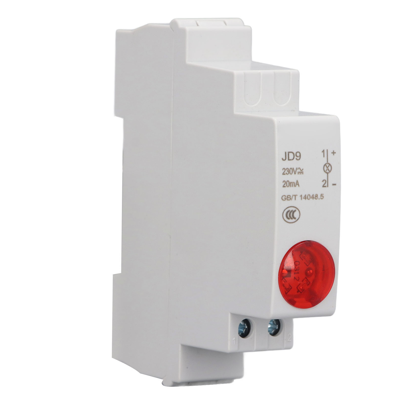 JD9 LED导轨指示灯 AC/DC 230V DIN 导轨指示灯 用于电讯、电气等线路的指示信号、预置信号、事故信号及其它指示 绿色