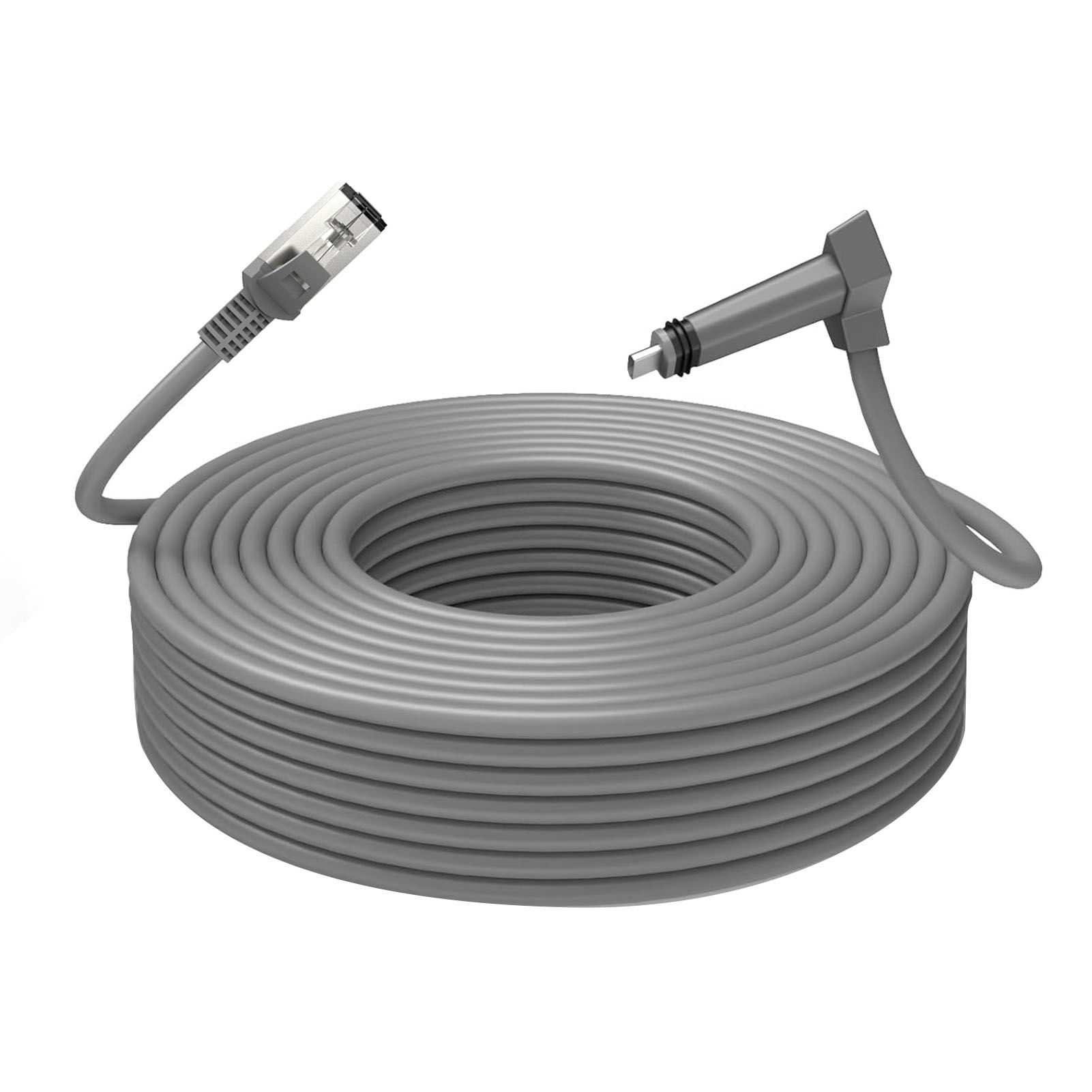 Starlink V2标准替换线缆 路由器端-RJ45公头替换电缆 适用于 Starlink 驱动 Gen 2 防水电缆（除美国站不用限价，其他站点需限价：30FT限价49美金，75FT限价99美金，100FT限价110美金，150FT限价139美金） 150FT/46M