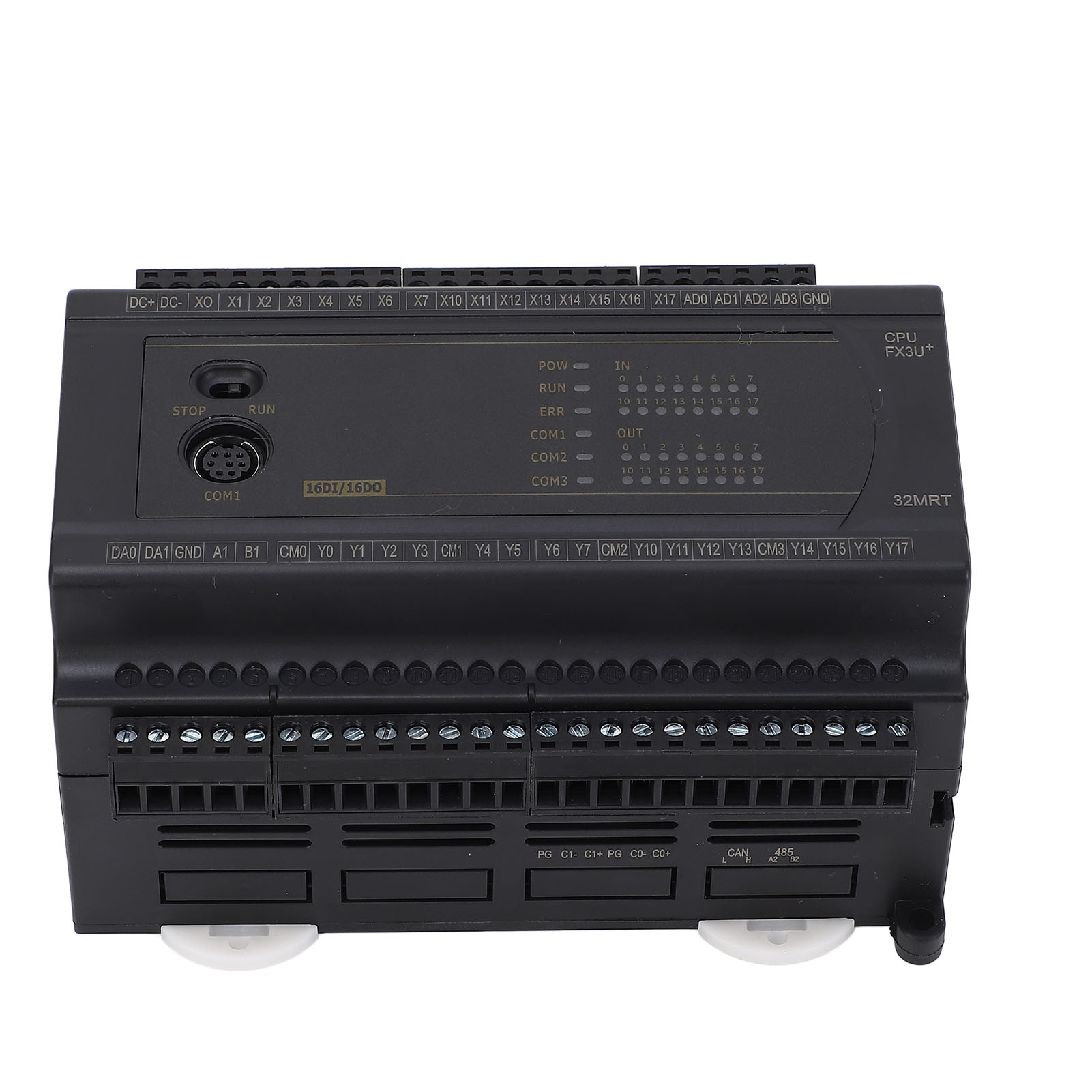 PLC工控板FX3U-32MR 16进16出 带232/485 高速脉冲计数 DC24V供电