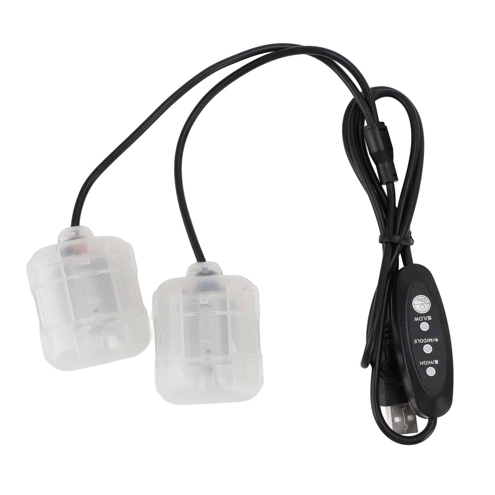 一拖二 USB三档调速振动马达 3000-4500RPM振动器DC5V