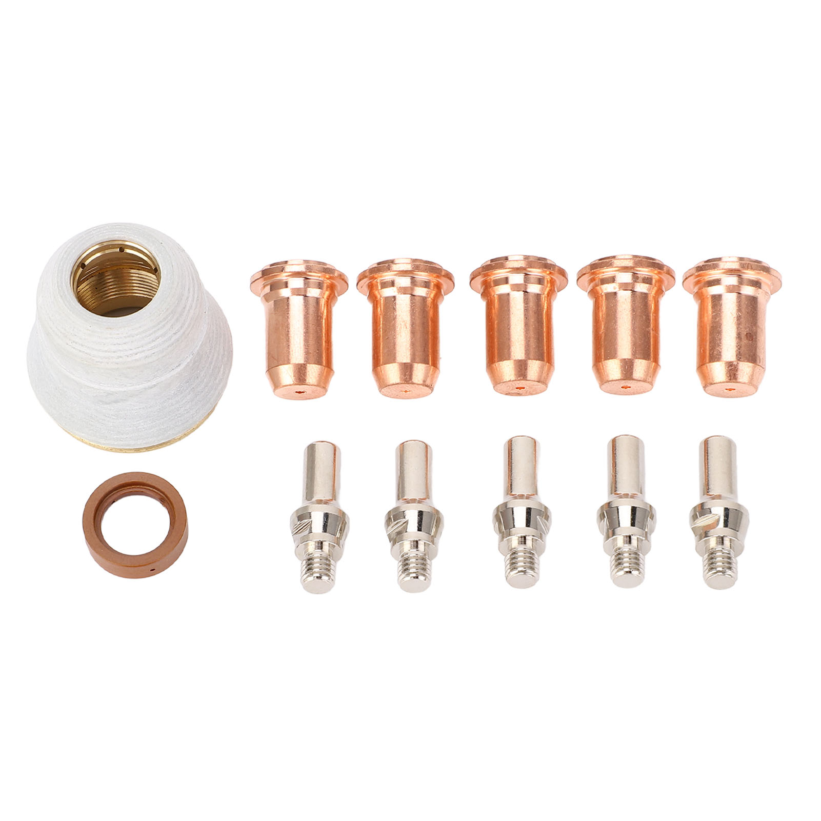 12件套 等离子割炬IPT-60 PT-60 IPT-40 PT40 尖端0.039''1.0mm 电极 屏蔽盖