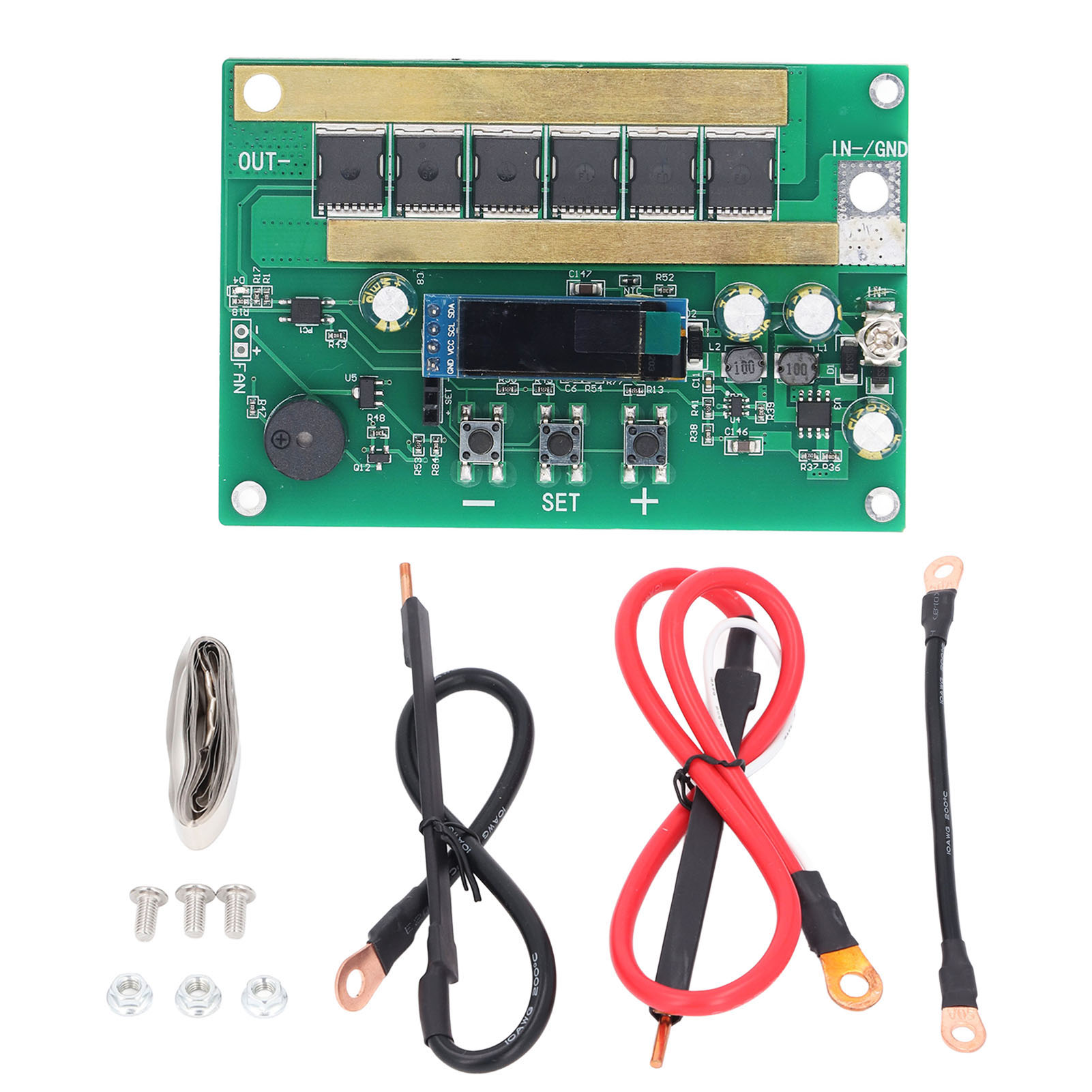 点焊机控制板99档 6.5~16V 3600A 手持式便携式 DIY 点焊机 PCB 电路板适用于 18650 锂电池