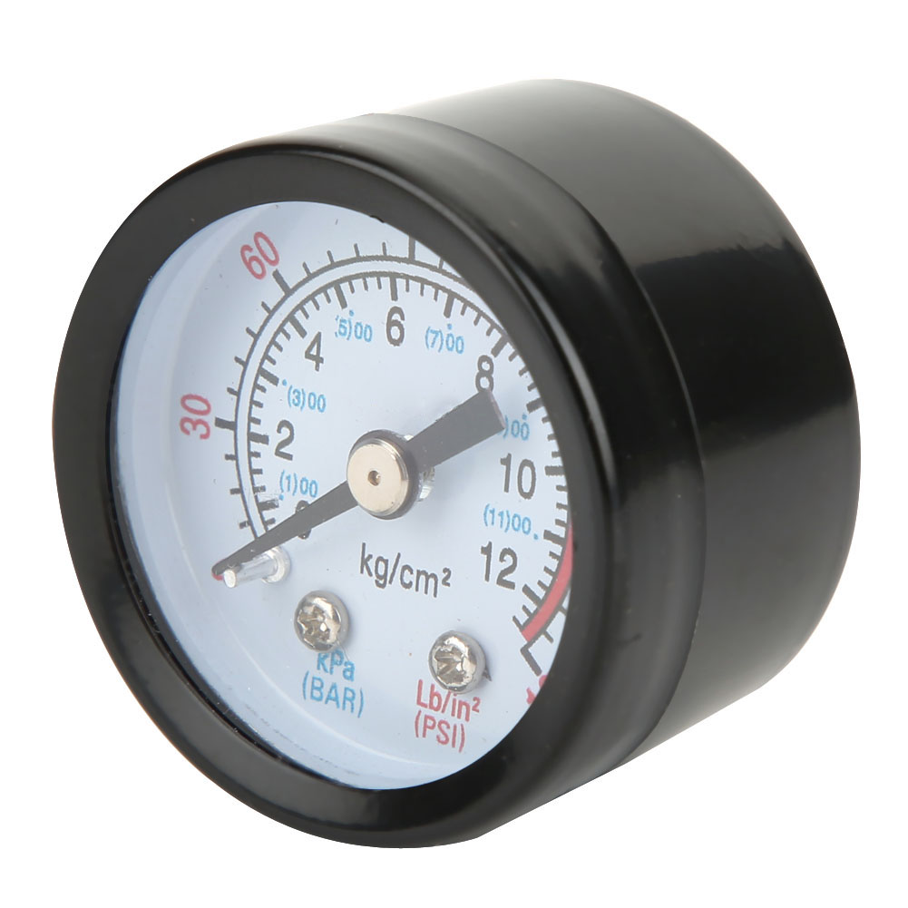 Air Compressor Pressure Gauge Y40 Iron Shell Instrument Pressure Measuring Meter-9095259351387
