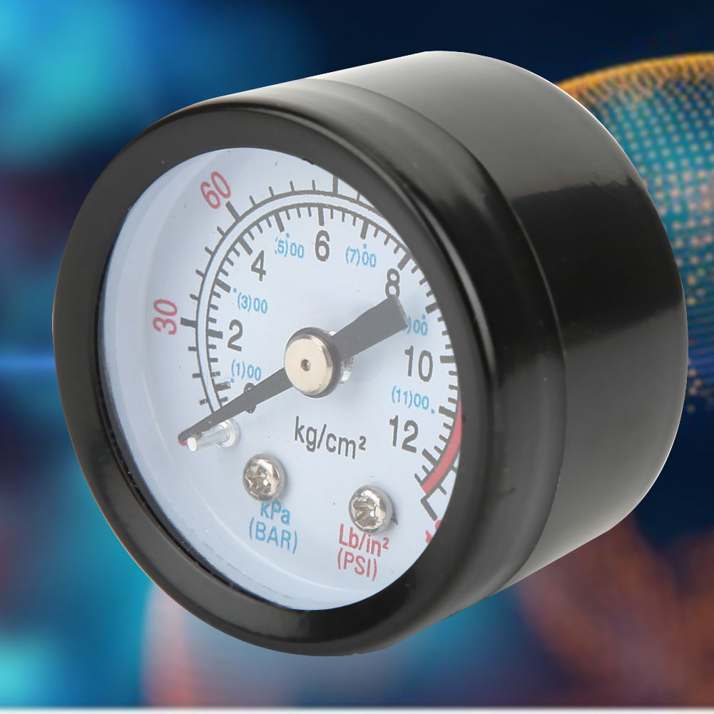 Air Compressor Pressure Gauge Y40 Iron Shell Instrument Pressure Measuring Meter-9095259351387