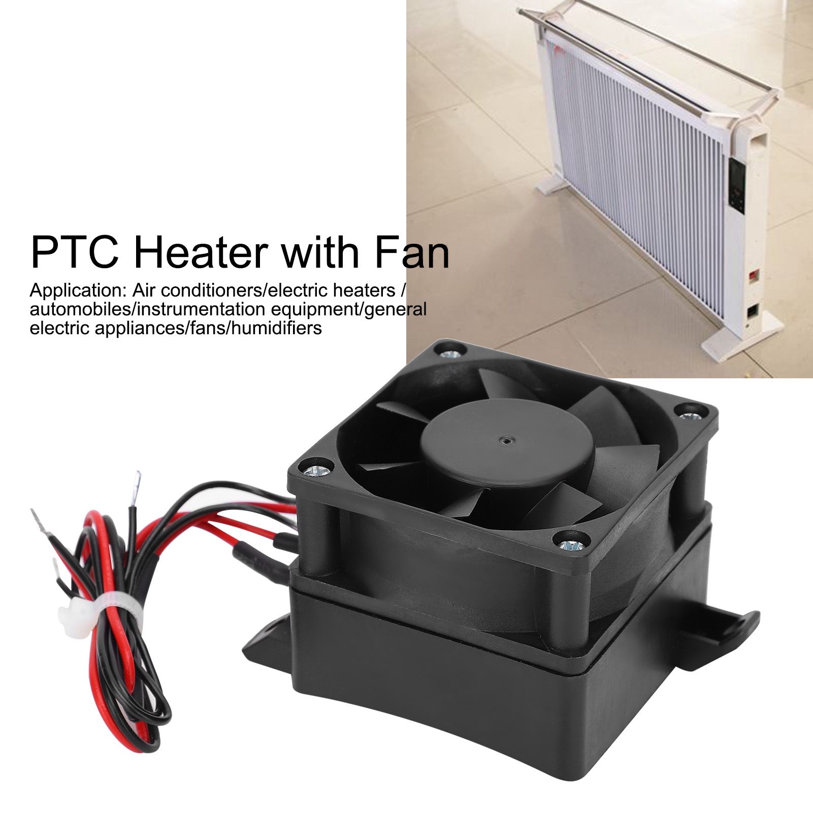 Title 7, 250W 220V Heater PTC Heater with Fan Electric C...