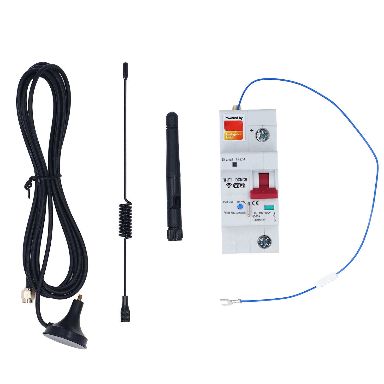 DC10V-100V 100A智能涂鸦WiFi直流断路器空气开关总闸 手机远程控制