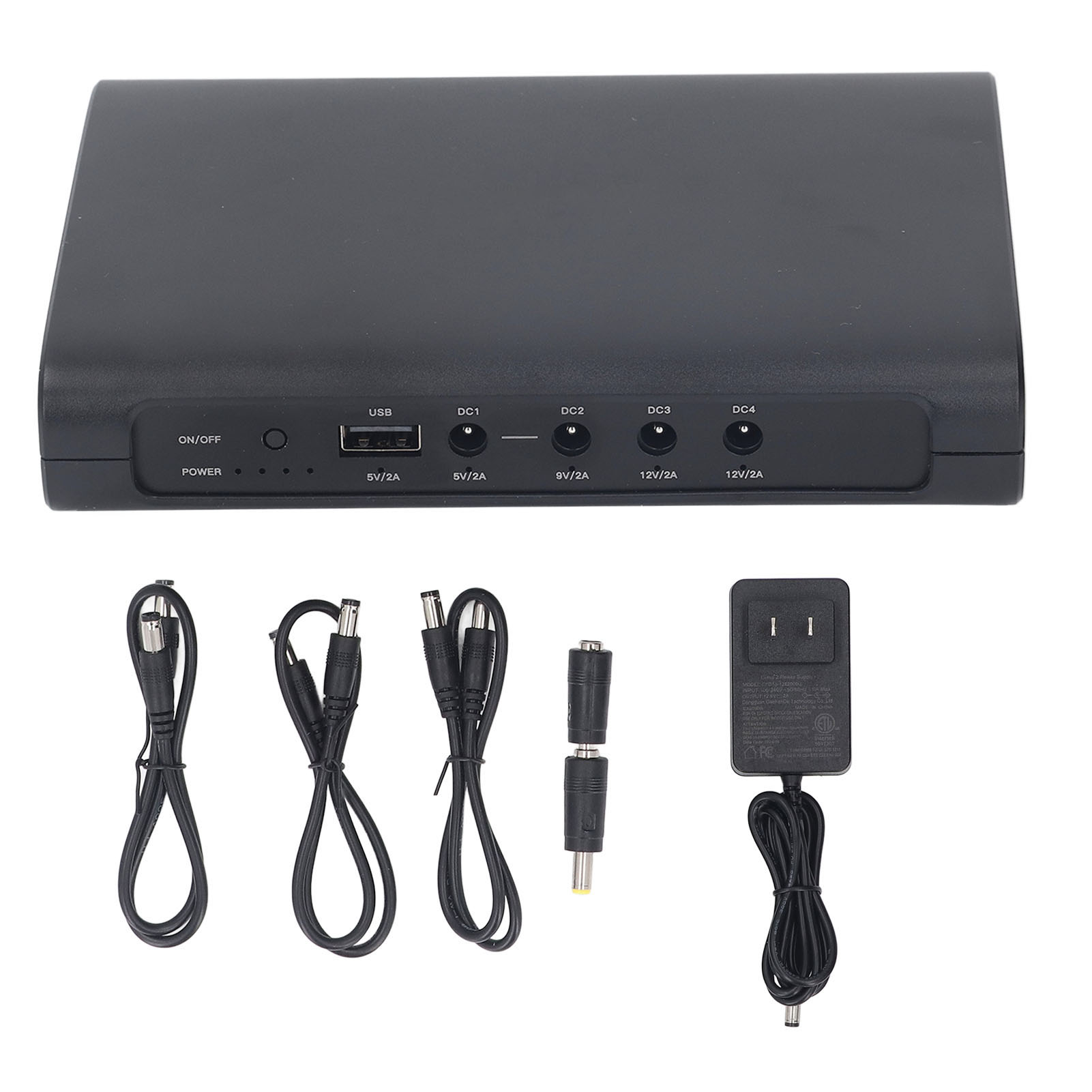 12000mAh 5v/9v/12v路由器mini ups不间断电源 家用监控应急断电续航电源（100-240V） 欧规