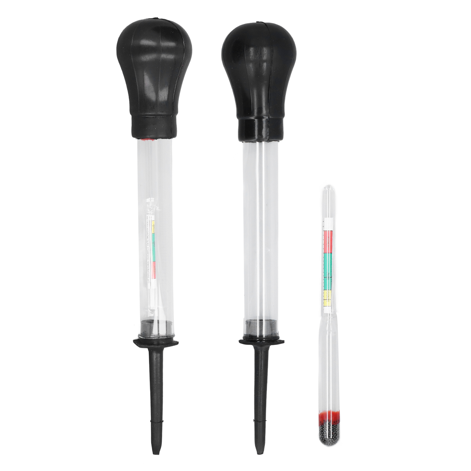 电液密度计吸入式比重计1.100-1.300 蓄电池电解液密度测量计（82520）（两个一卖）