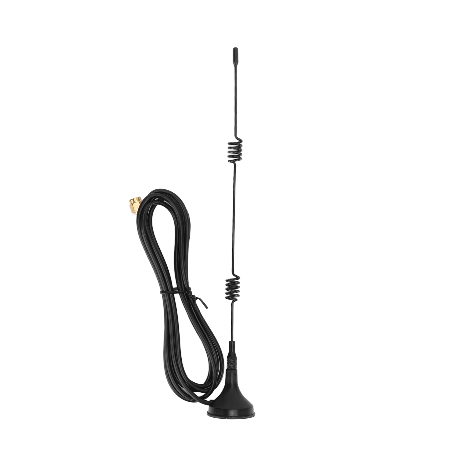 XP-2.4G-001 2.4g小吸盘天线 磁性底座 全向高增益wifi天线 弹簧天线 SMA内螺内针接头
