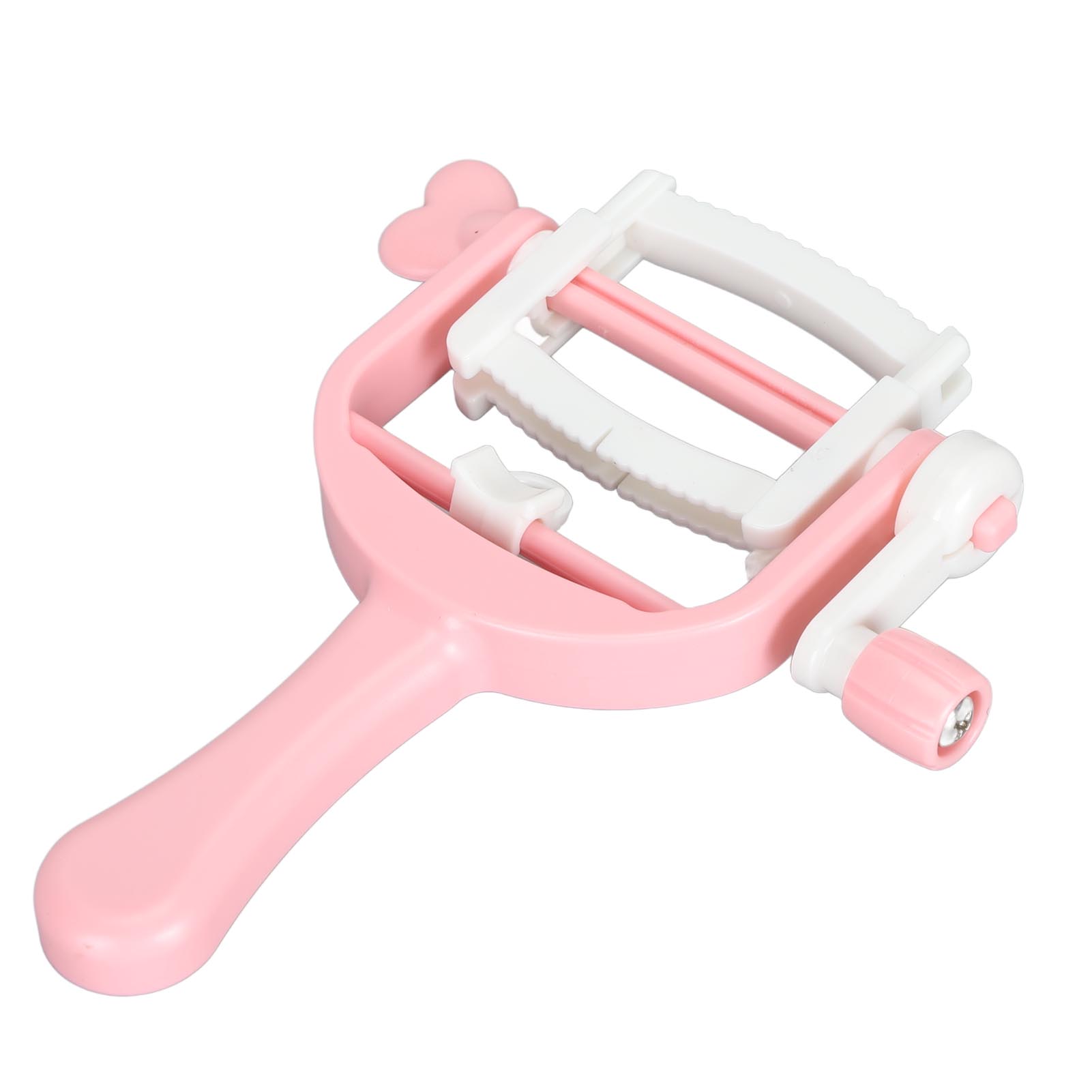 （已上传视频）流苏Maker绕线工具 pom pom and tassel 毛绒球编织器 用于绒毛球球编织者（下单：粉色手摇绒球 流苏制作器）