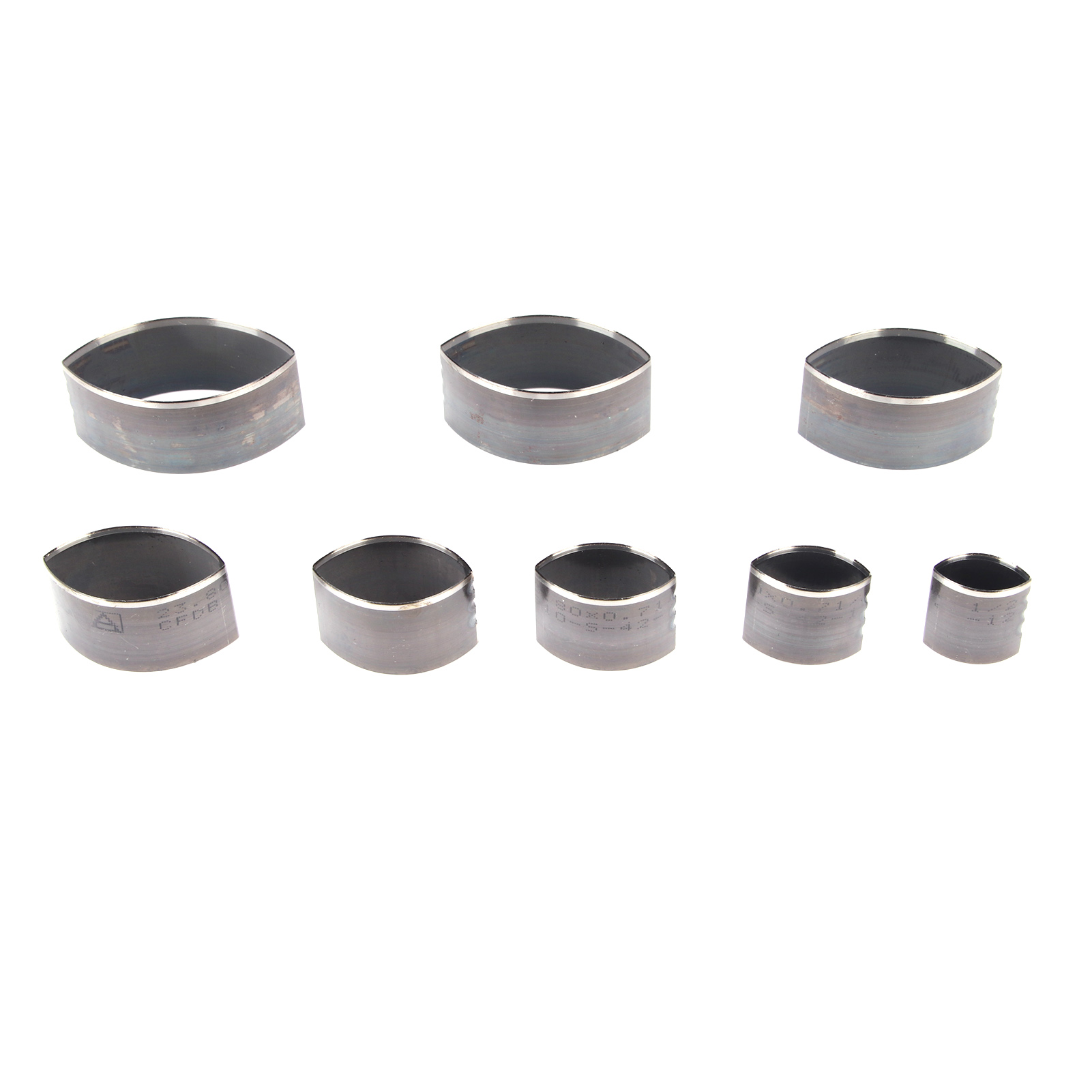 8pcs 皮革模切器空心冲孔工具心形切割模具模具包，皮带，钱包手工DIY皮革工艺 手工皮具刀模 B00018