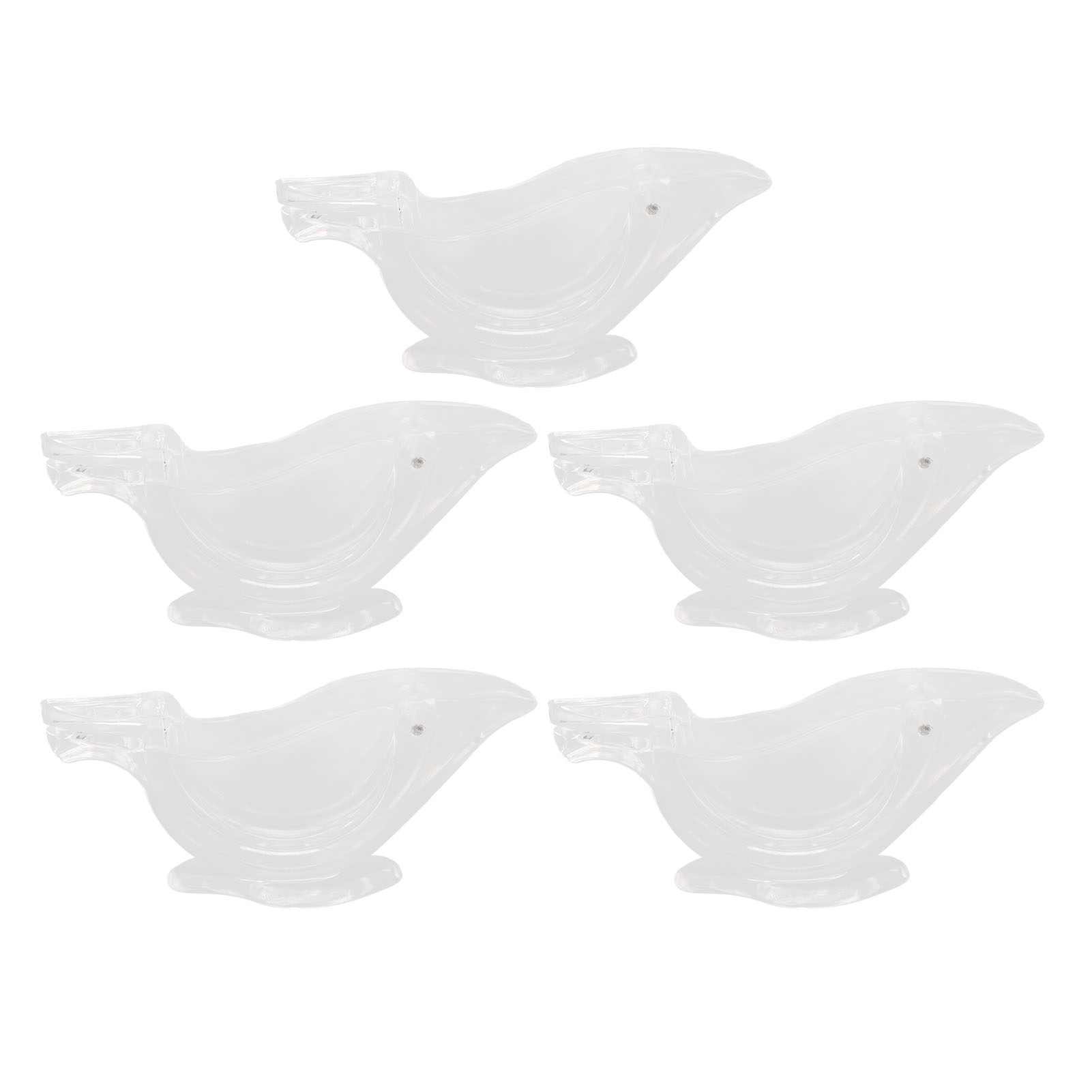 5pcs 亚克力柠檬压汁器 手动透明小水果榨汁机 透明亚克力模具加工鱼形款