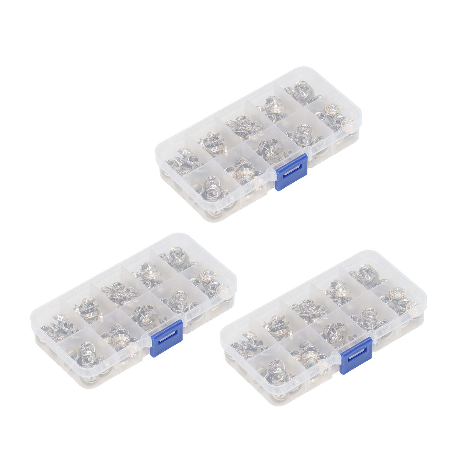 xrk11/5-001/（三盒一卖）   暗扣免缝隐形防走光纽扣女衬衫开衫毛衣可拆卸装饰胸针扣带钻圆形