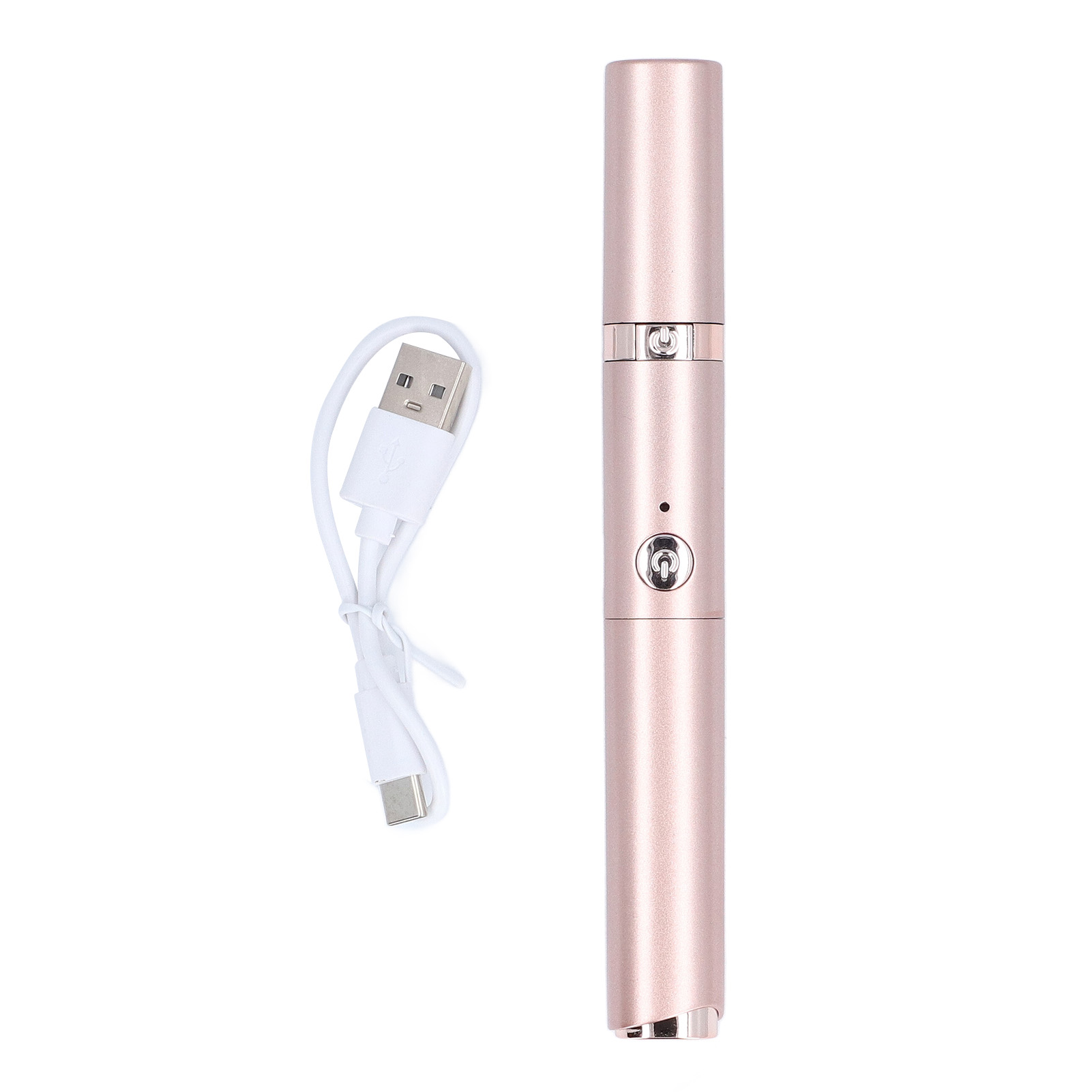 电热睫毛卷翘器 电动烫卷睫毛器 二合一持久定型睫毛夹修眉器（带内置电池发货） 黑色