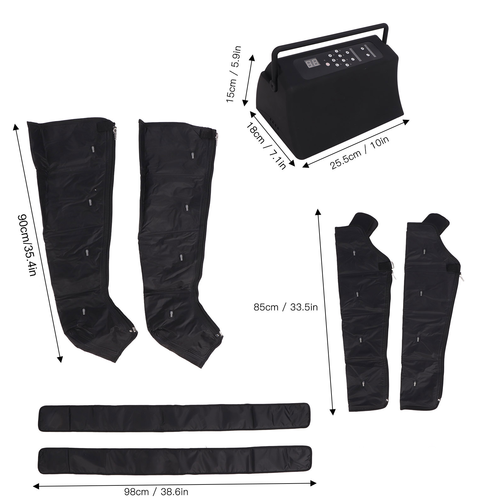 Compressione 6 modalità 9 forza 3 tempi Massaggio hine per braccio vita 100-240V 20W massaggiatore per piedi e gambe_voghion.com