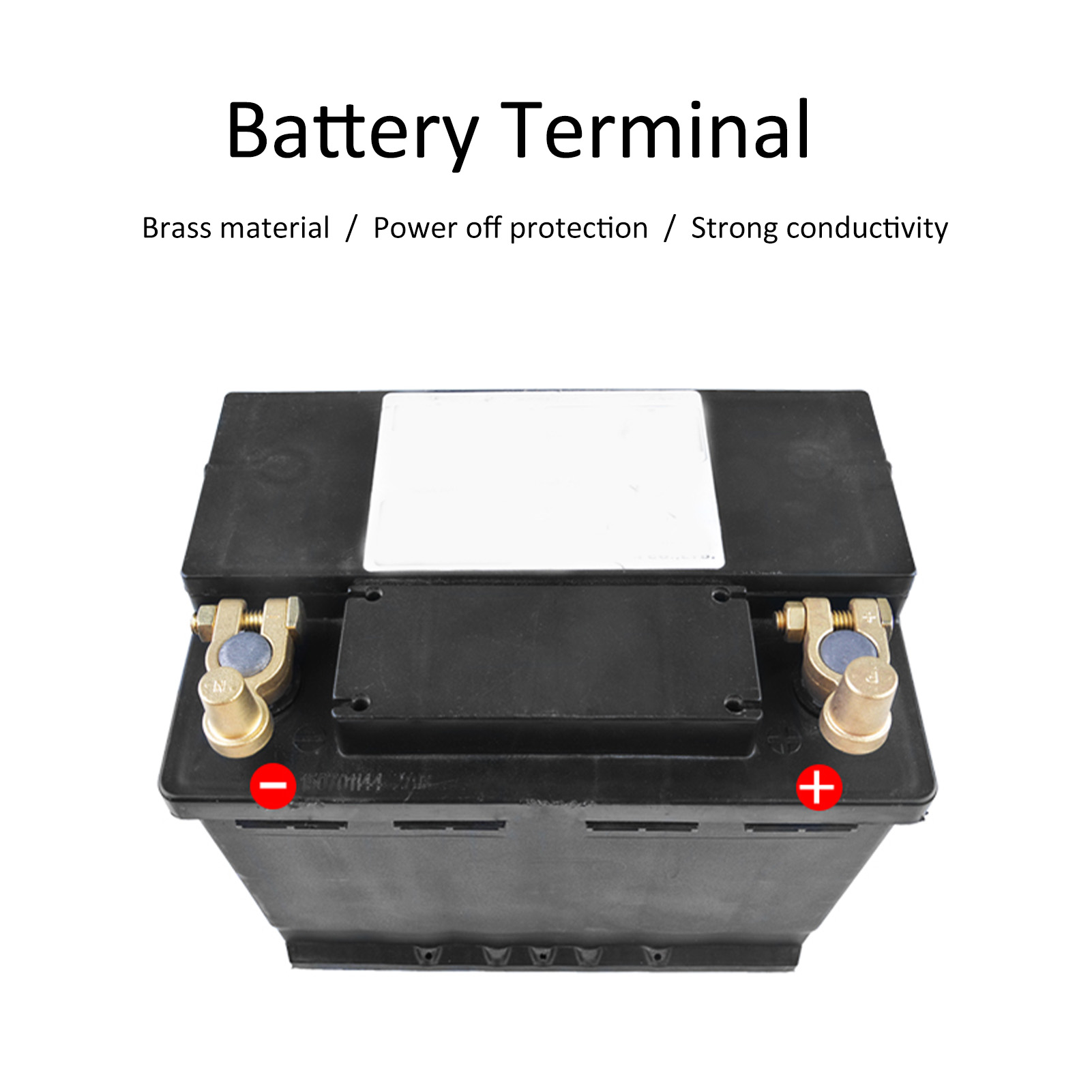 Prolongateurs De Bornes De Batterie Voiture - Cuivre, Résistants à La Corrosion - Pour SUV, Camion, Auto, VR - Lot De 2 Pièces