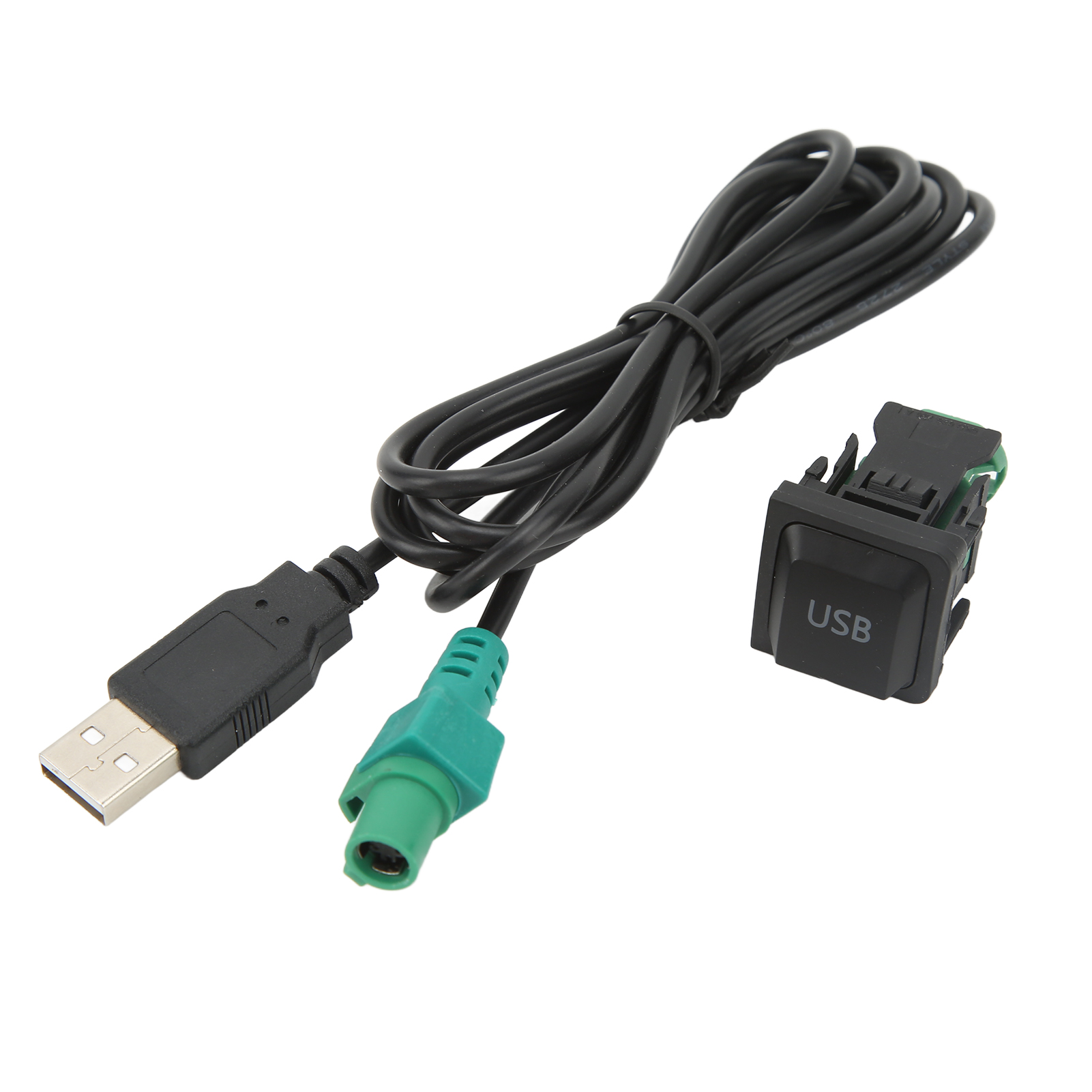 USB 开关按钮 USB 电缆适配器 适用于 Volkswagen CD 播放器收音机