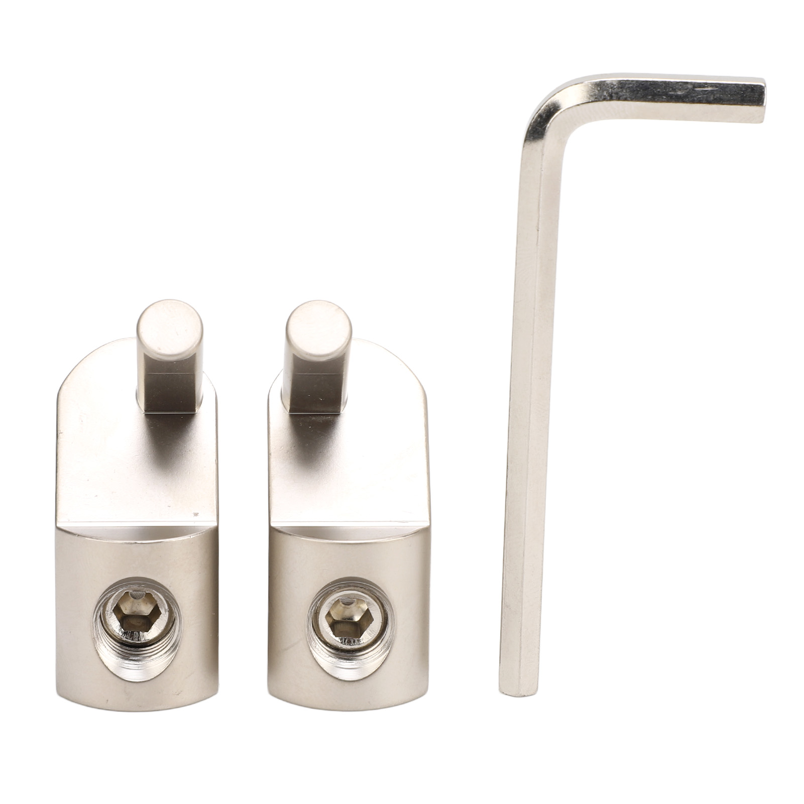 一对卖 45度 放大器输入减速器 带六角扳手 Offset Angled 1/0 Gauge to 4 Gauge 适用于most amps that have an angled 4 Gauge amp terminal