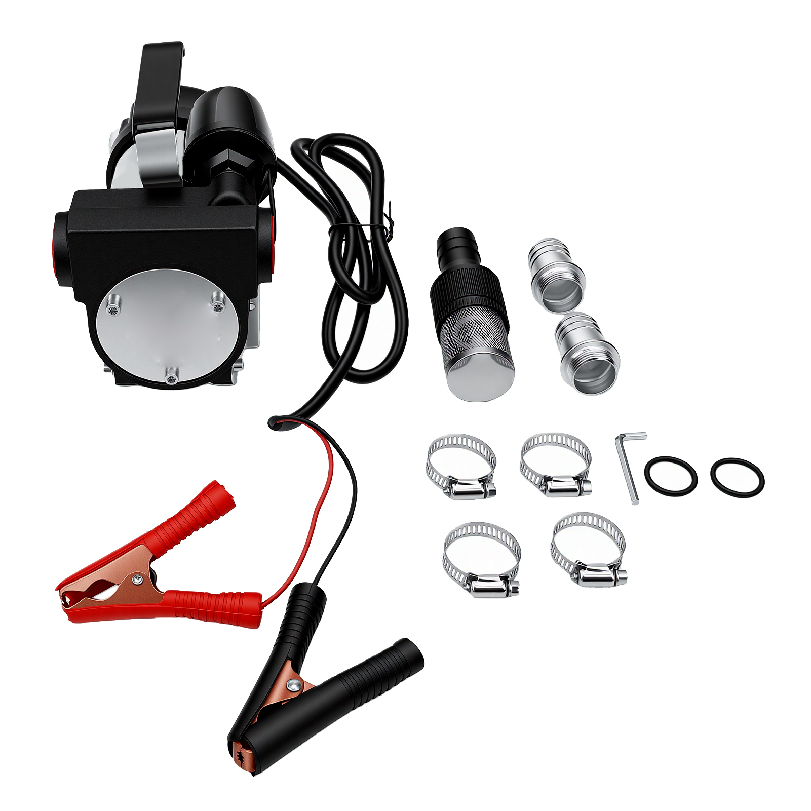 12V 电动抽油泵 手提便携式油水泵 自动启停 适用于Automotive Cars Boats Motorcycle Trucks 适用于柴油煤油等