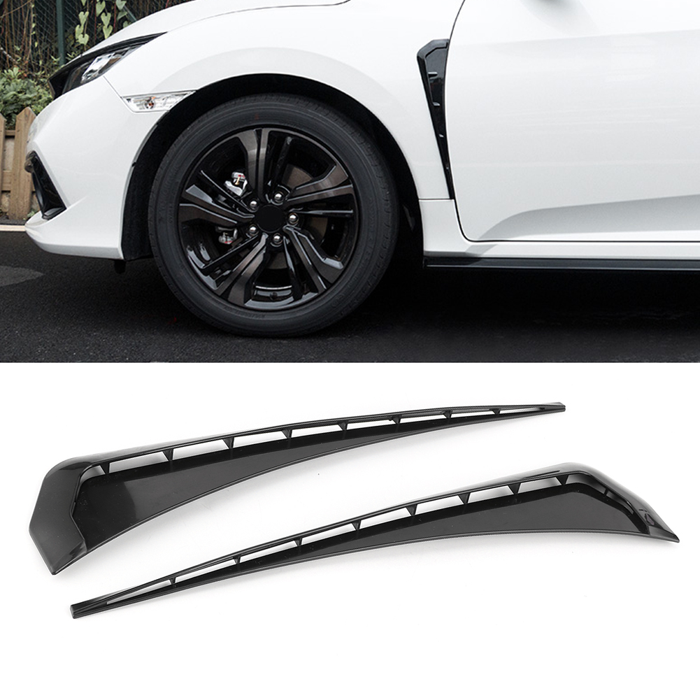 Universal Car Fender Vent Cover Stickers Decorative Strip Fit For